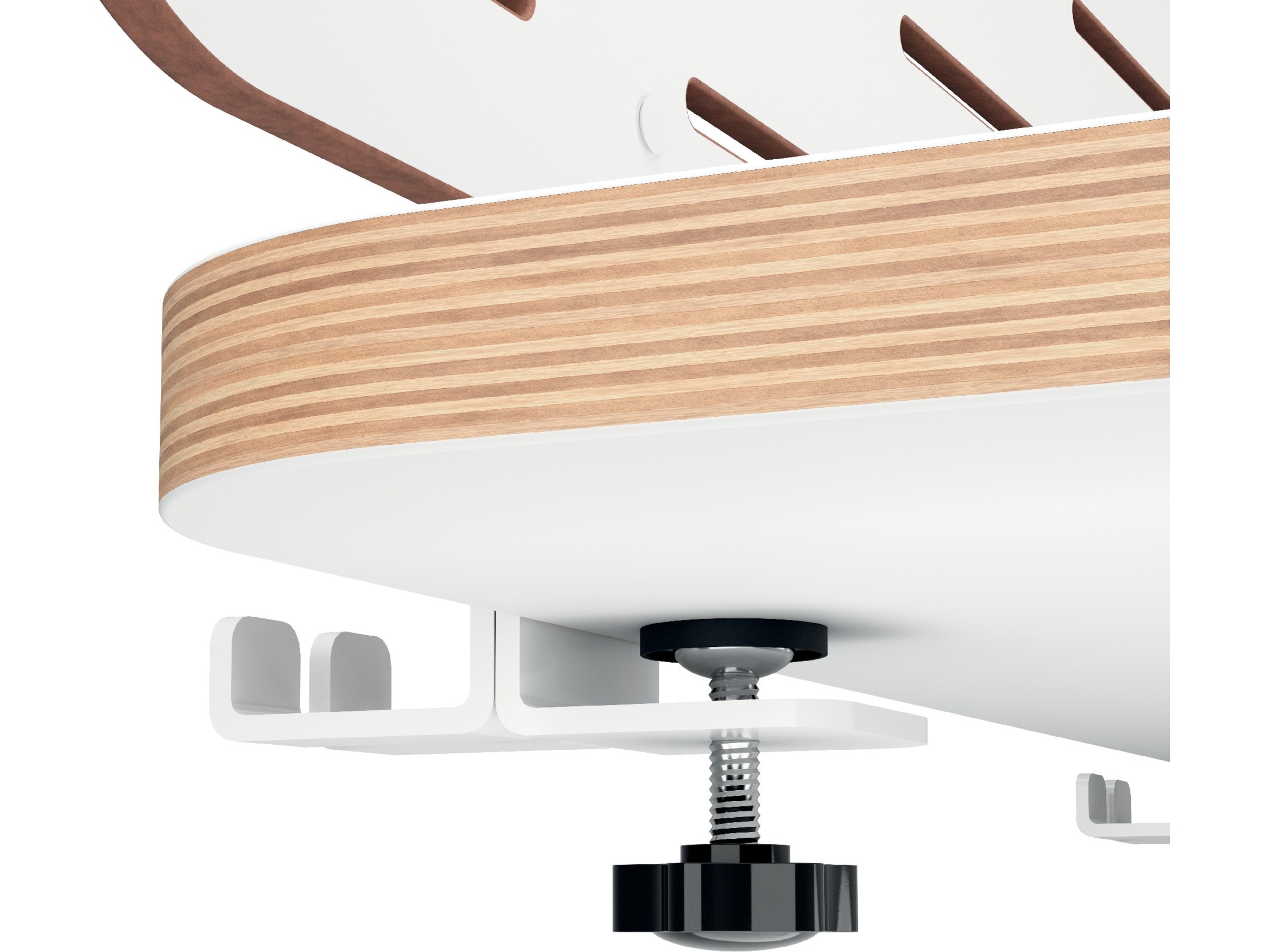 Leitz Ergo Förvaringstavla för skrivbord med laptophållare, 80x25 cm Monteringstavlor