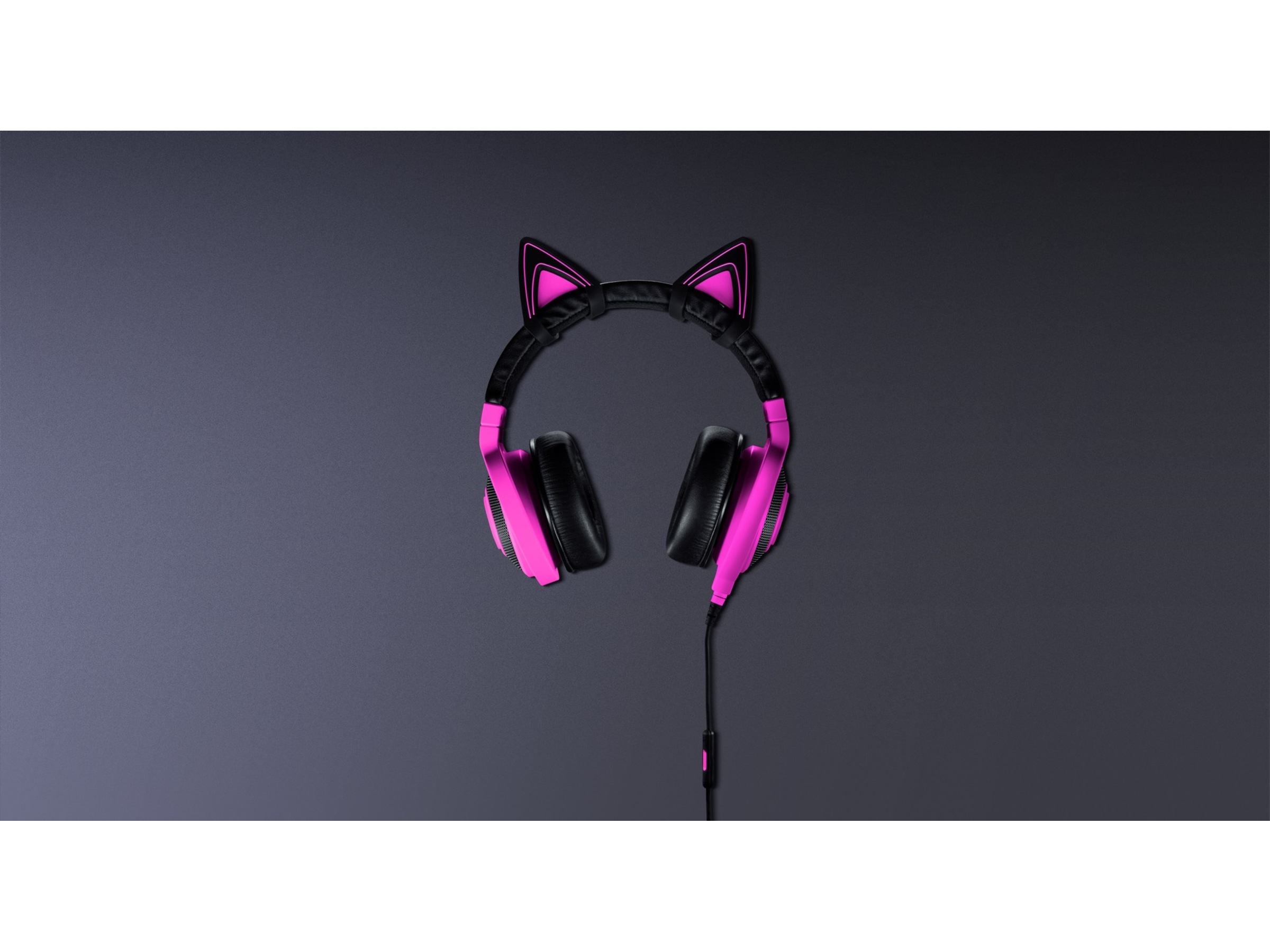 Razer Kitty Ears for Kraken headset Neon Purple KomplettFöretag.se