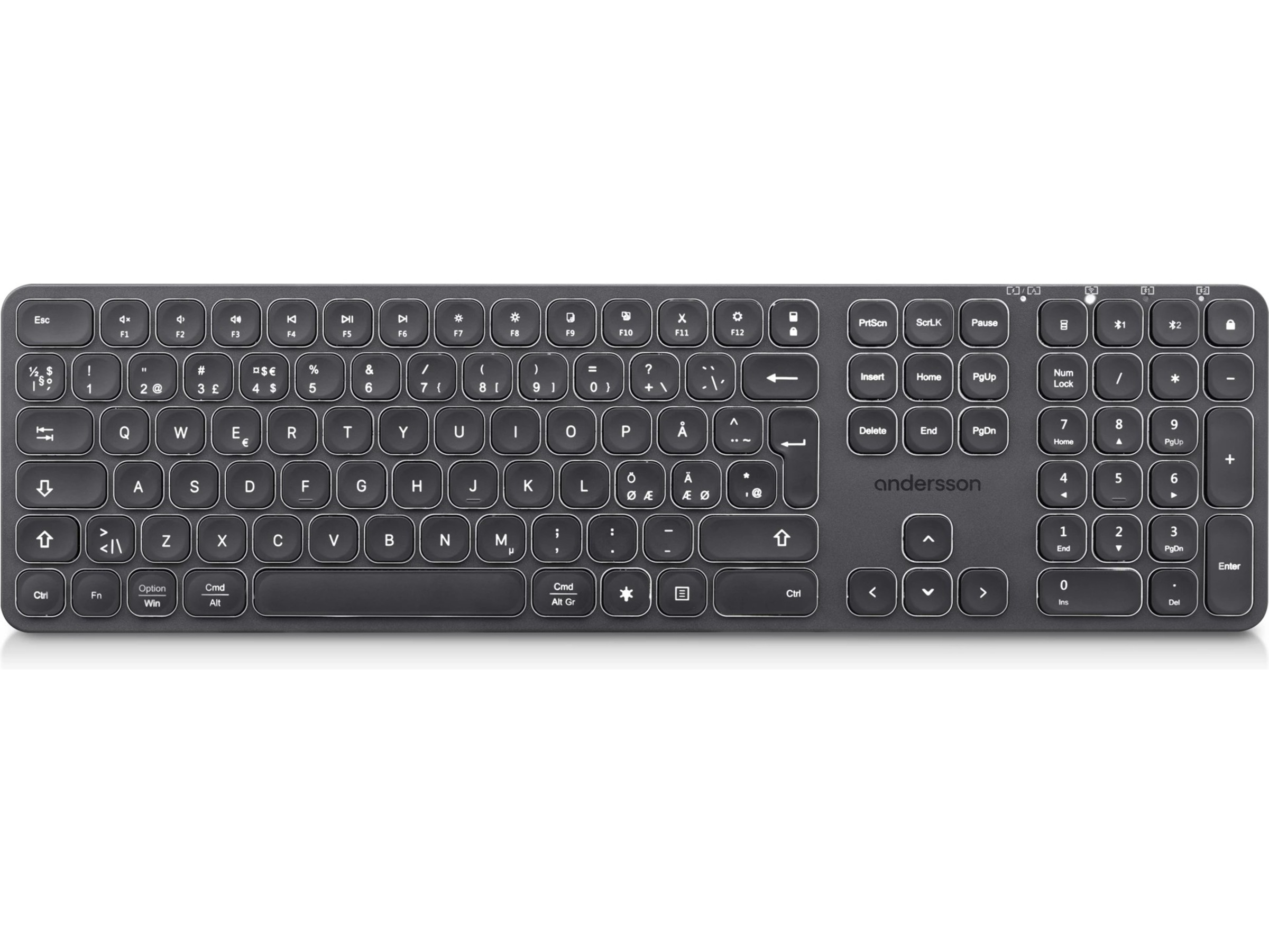 Andersson WSK-3000 trådlöst tangentbord (svart) Tangentbord