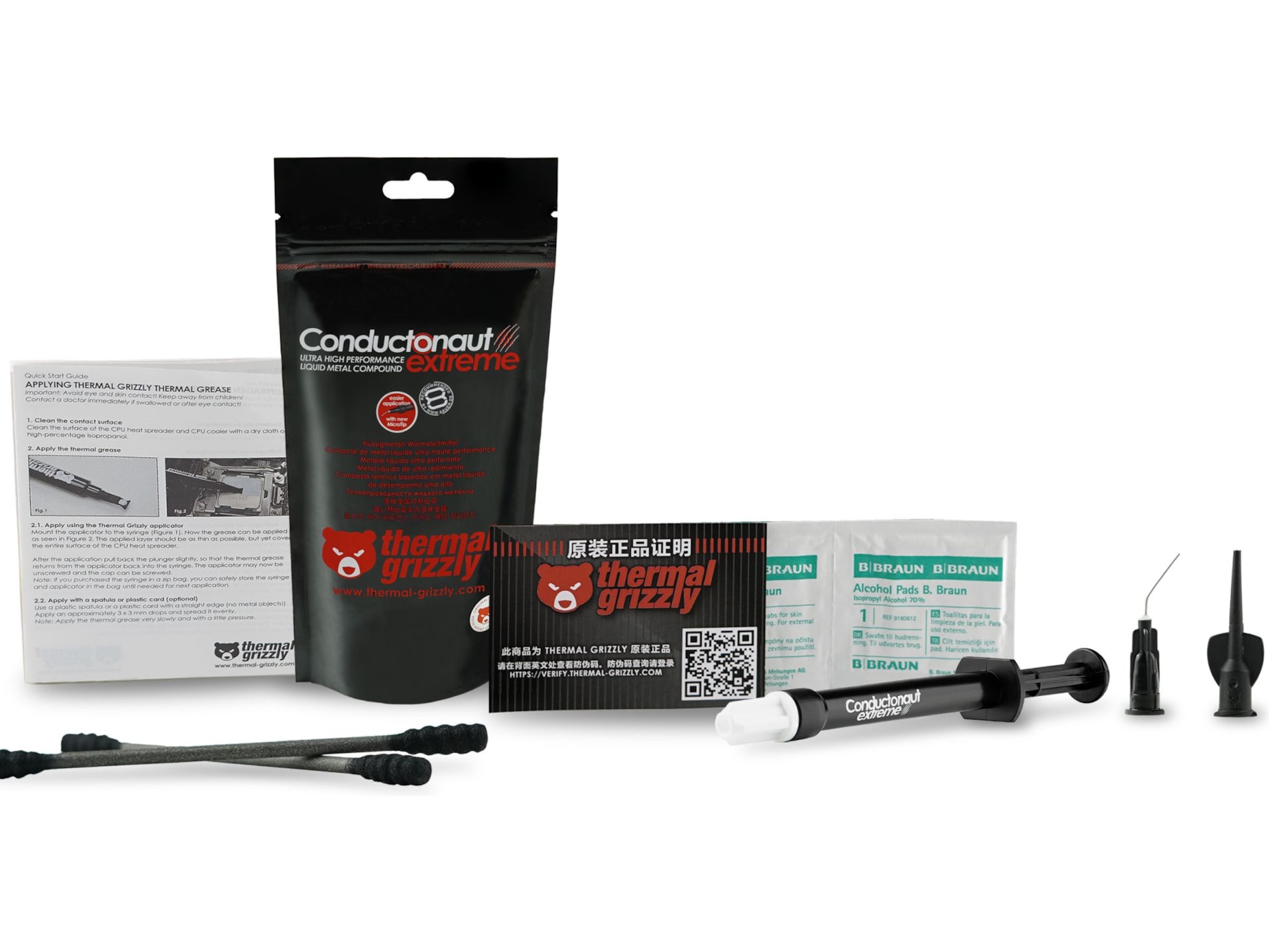 Thermal Grizzly Conductonaut Extreme 1g Kylpasta Kylpasta