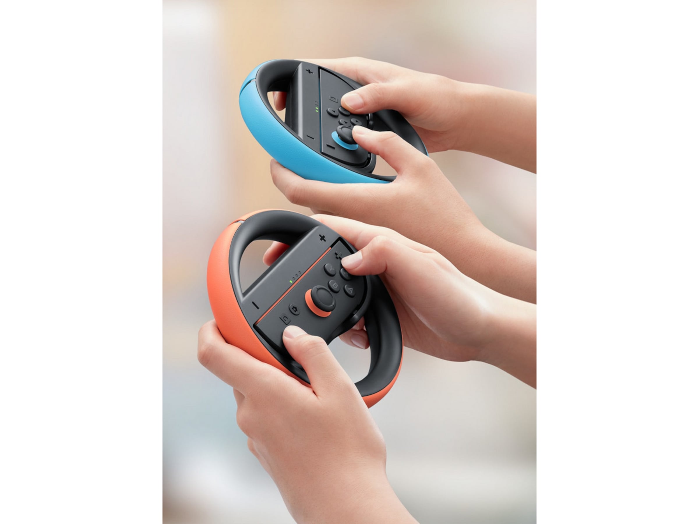 Nintendo Switch 2 Joy-Con 2 Wheel Pair (light blue/light red) Tillbehör