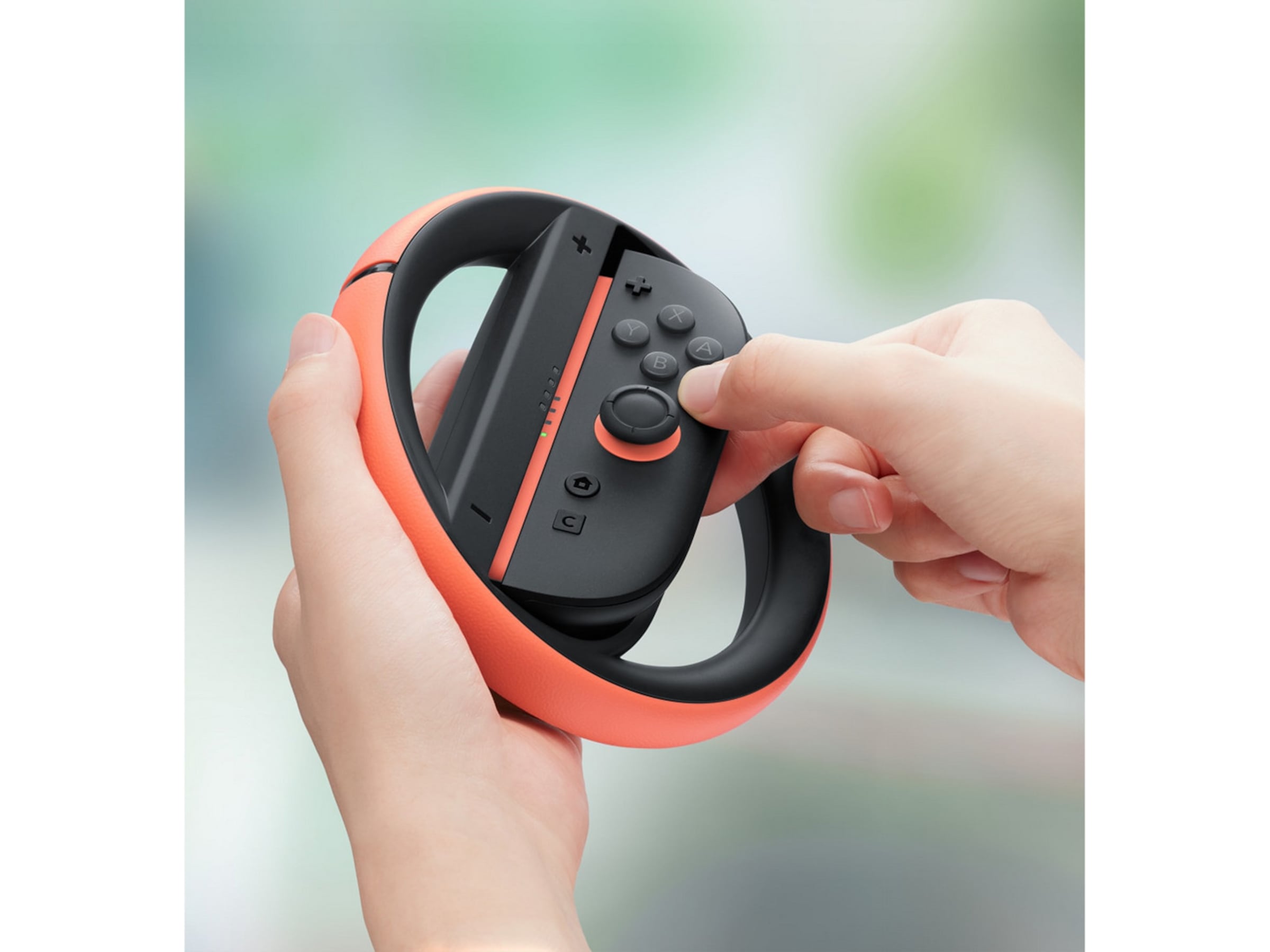 Nintendo Switch 2 Joy-Con 2 Wheel Pair (light blue/light red) Tillbehör