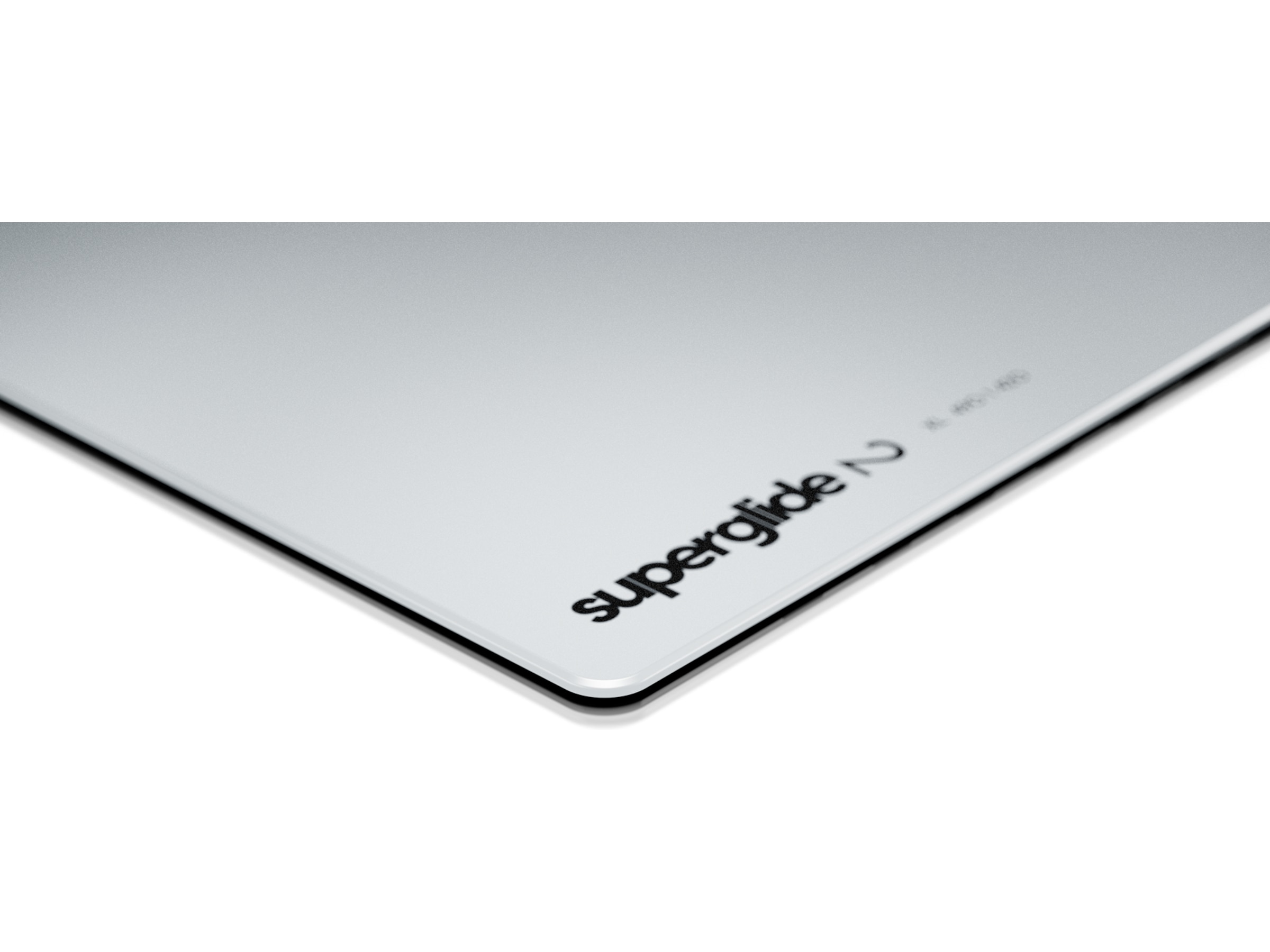 Pulsar Superglide Glass Musematta XL (vit) Gamingmusmatta