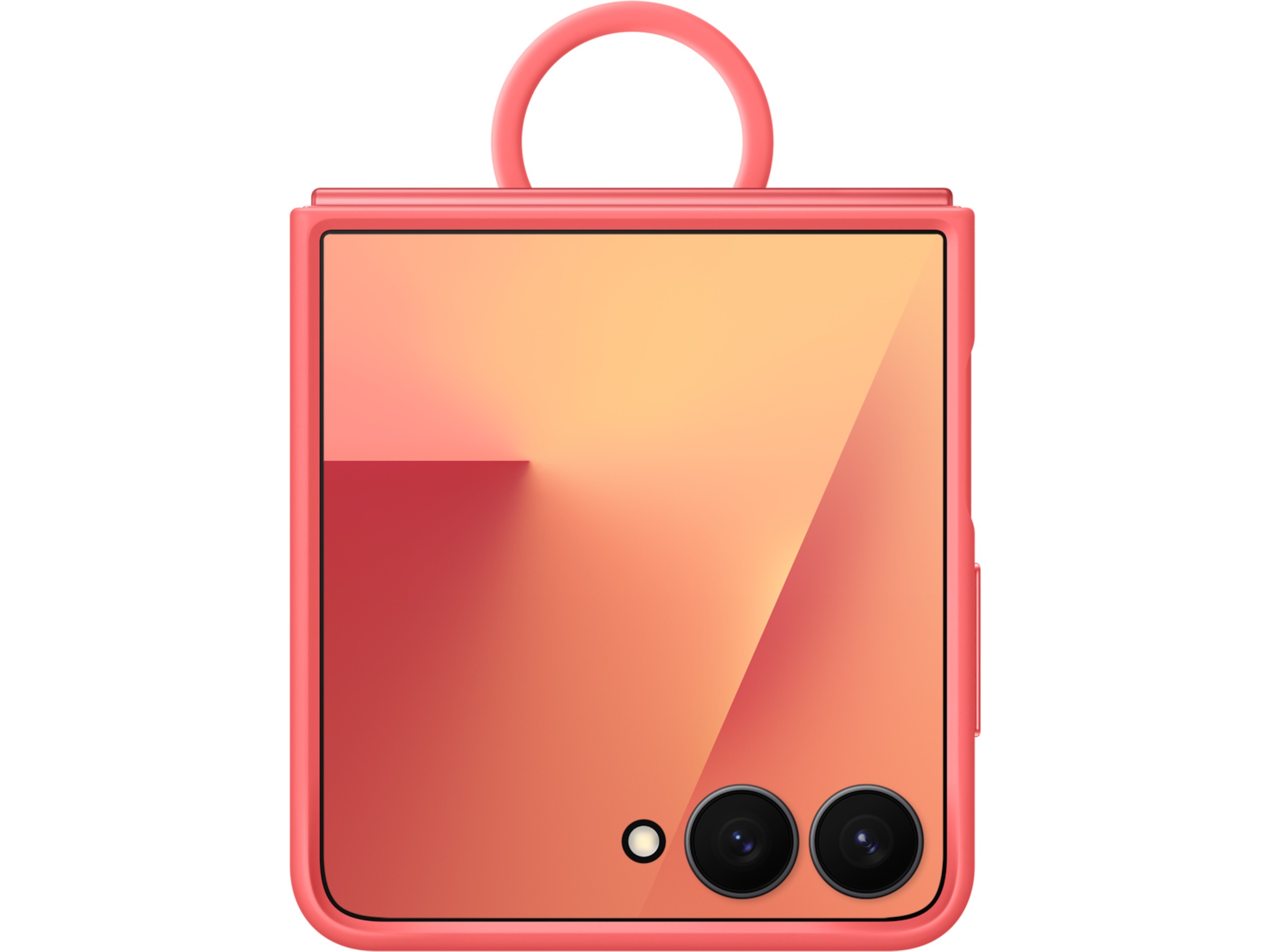 Samsung Galaxy Z Flip7 Ring Silikonskal (red) Skydd