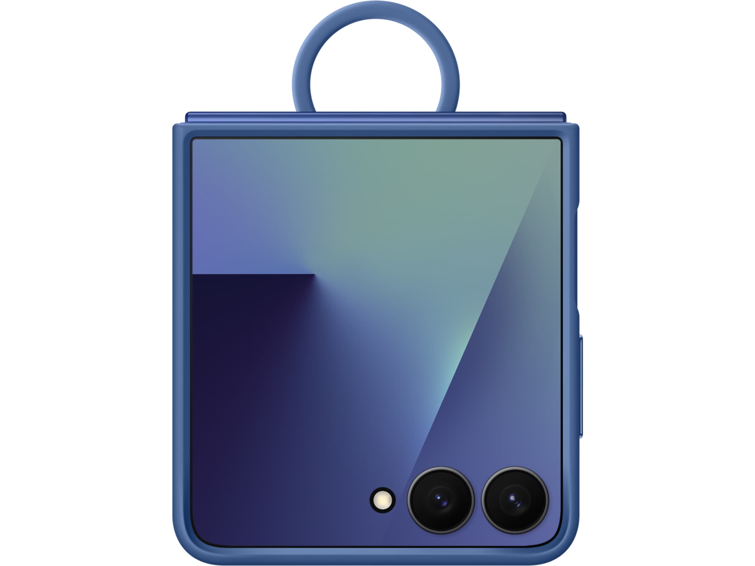 Samsung Galaxy Z Flip7 Ring Silikonskal (blue) Skydd