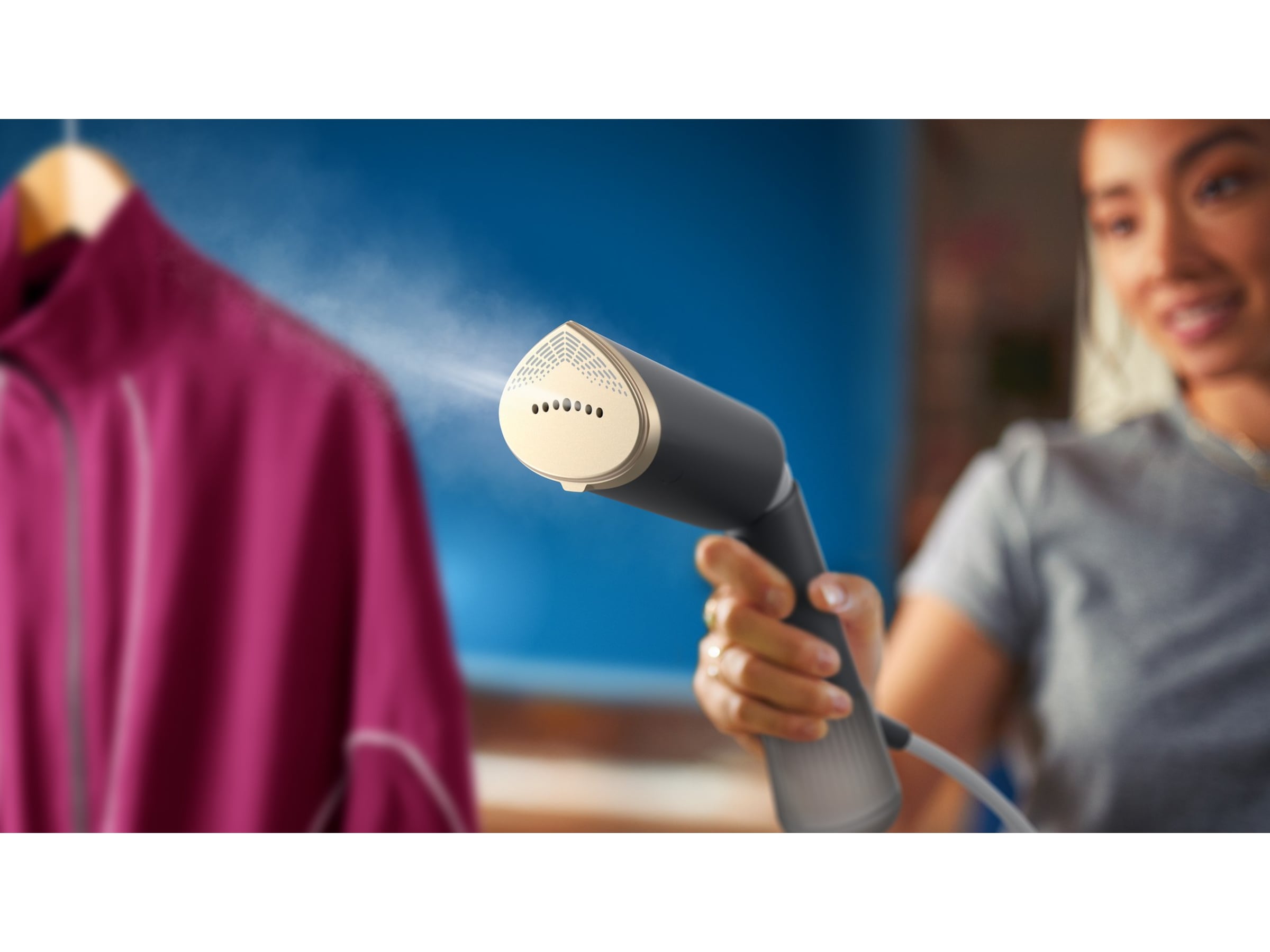 Philips 5000-serien STH5030/80 Handhållen klädångare (grå) -B-Grade Demo hem & hushåll