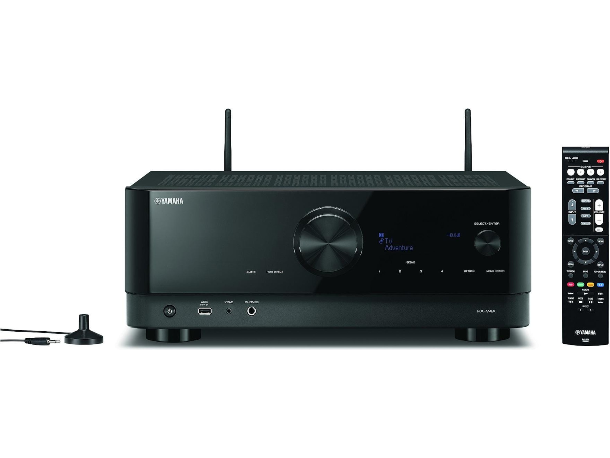 Yamaha RX-V4A receiver (svart) Receiver