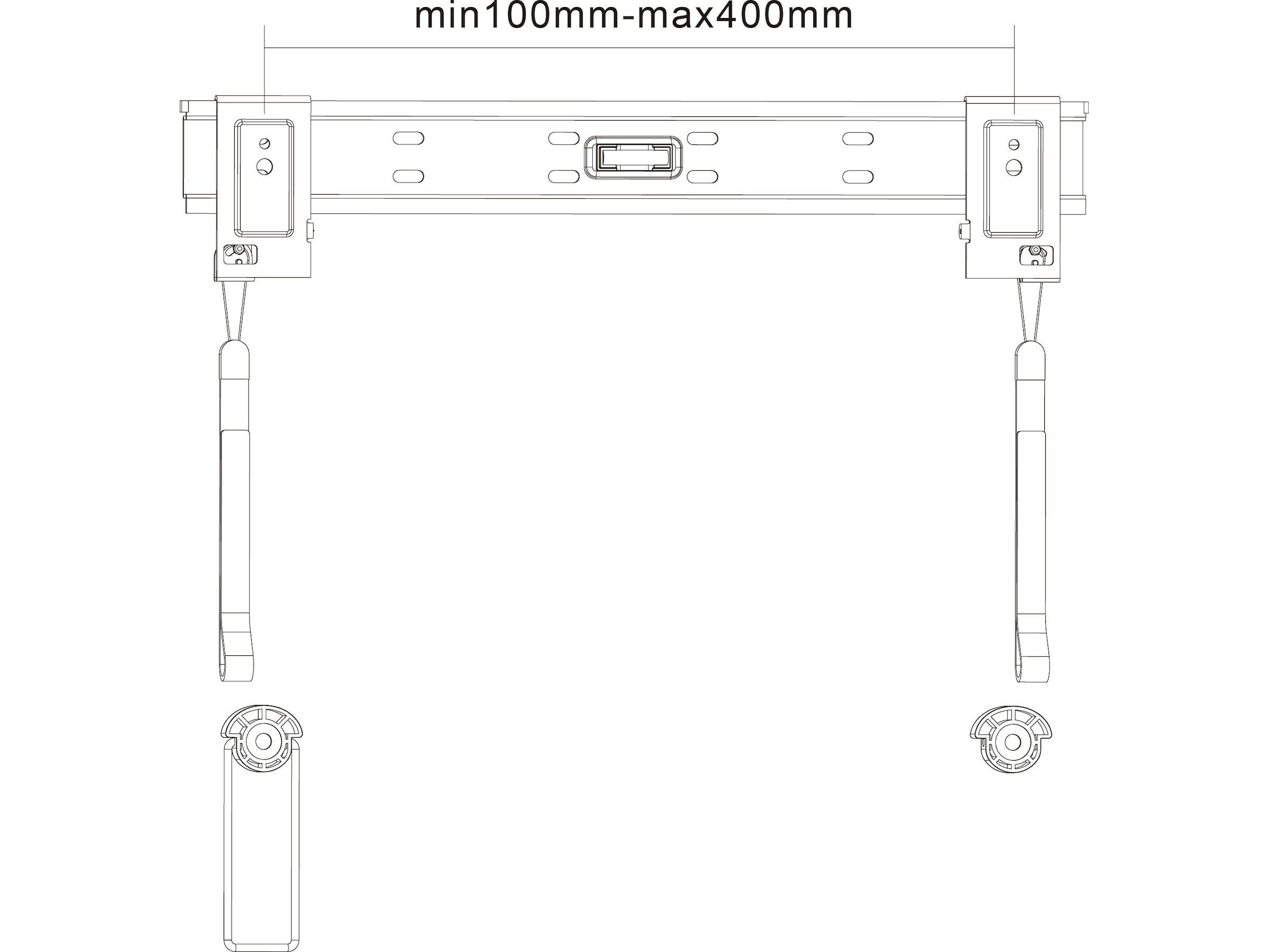 Andersson FDW 2.1 väggfäste TV slim 32-55" Väggfäste & TV-stativ