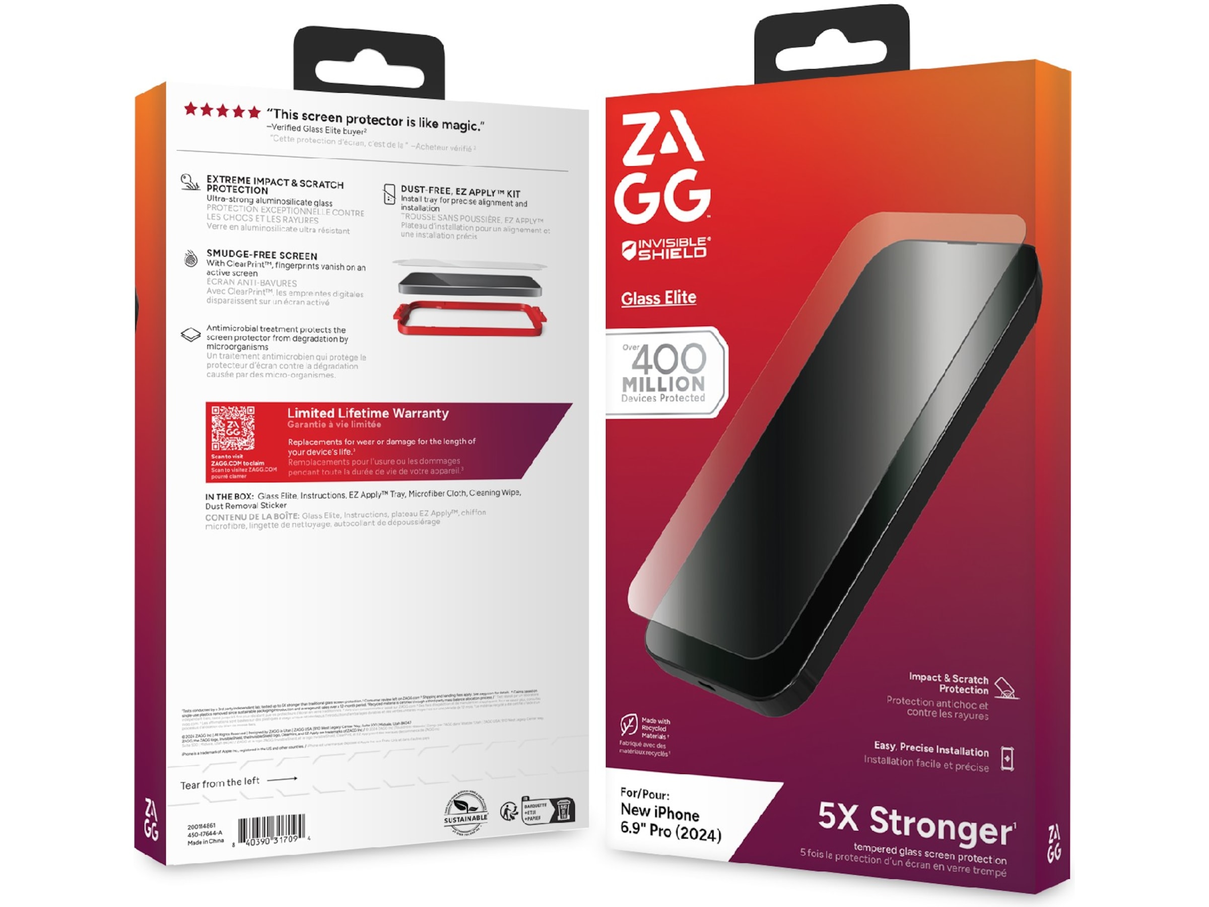 InvisibleShield Glass Elite iPhone 16 Pro Max Skärmskydd Skärmskydd