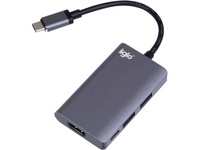 iiglo USB-C Multiport Dock Space Grey Dockningsstation iiglo USB-C Multiport Dock Space Grey Dockningsstation
