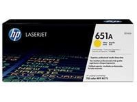 HP Toner 651A Yellow Lasertoner