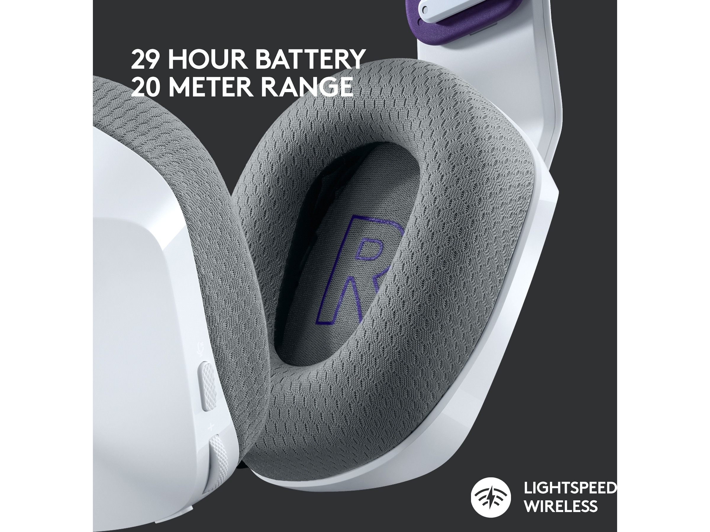 Logitech G733 LIGHTSPEED Trådlöst Gamingheadset (vit) Gamingheadset