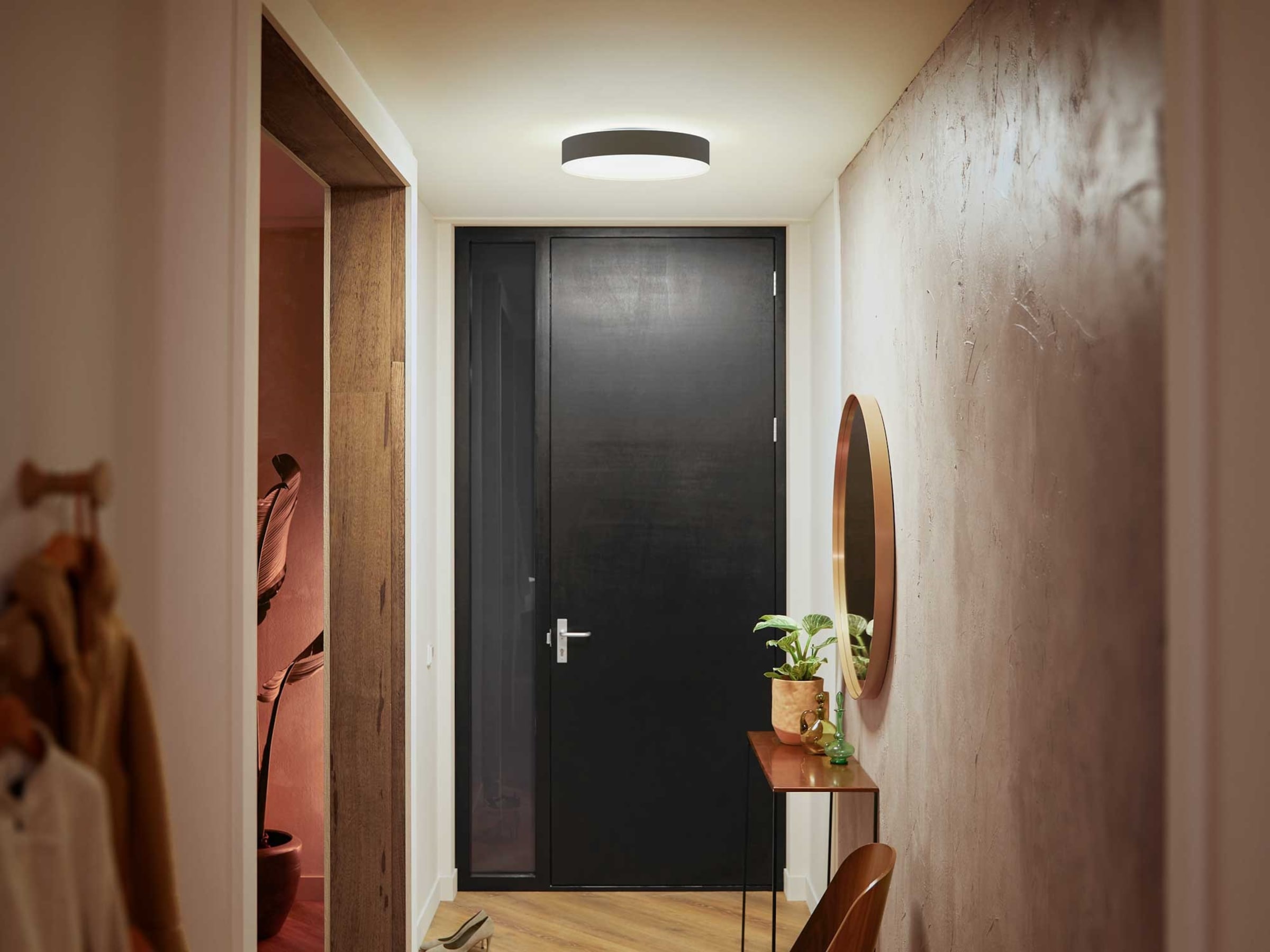 Philips Hue Enrave medium taklampa (svart) Taklampa