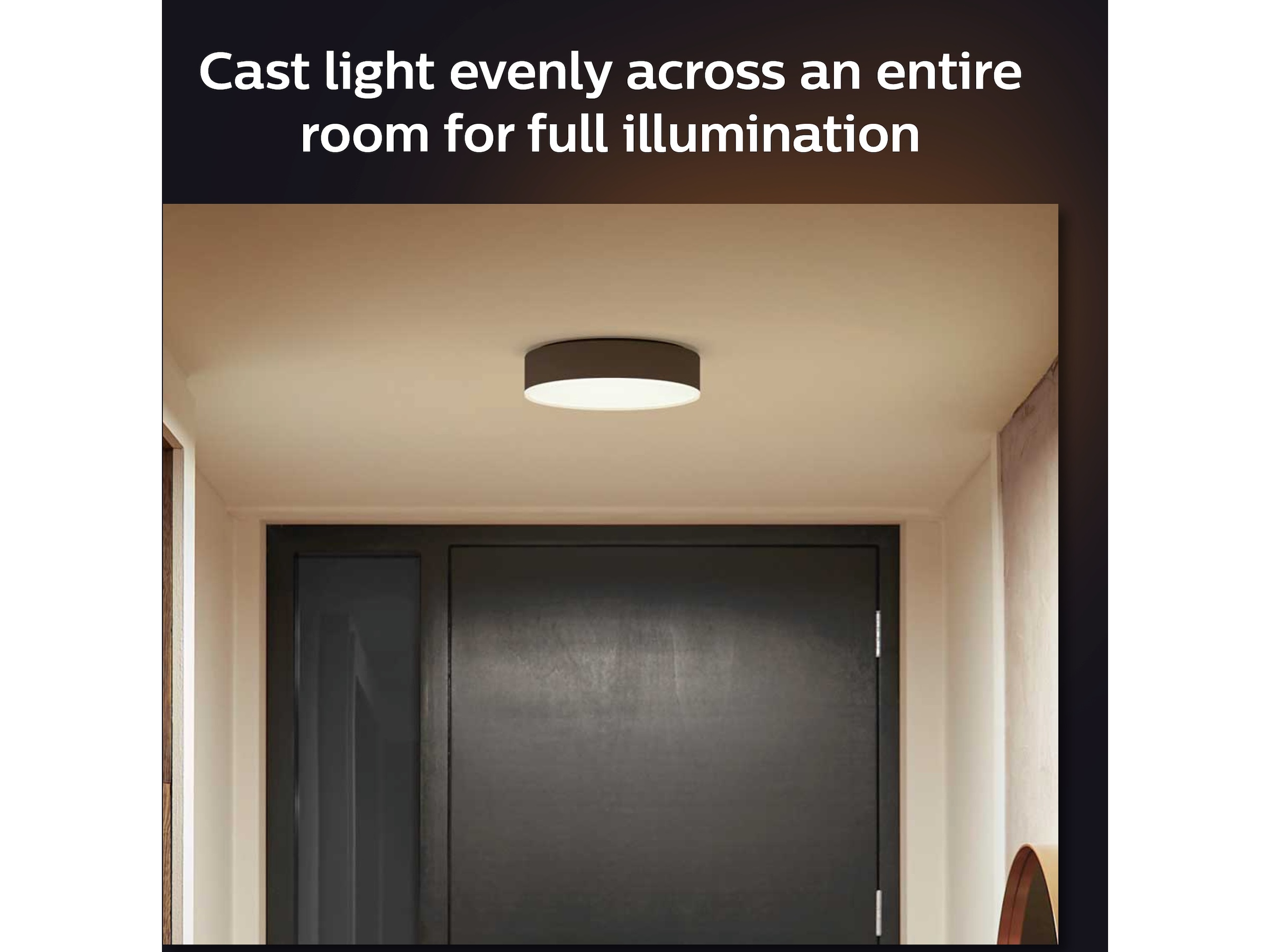 Philips Hue Enrave small taklampa (svart) Taklampa