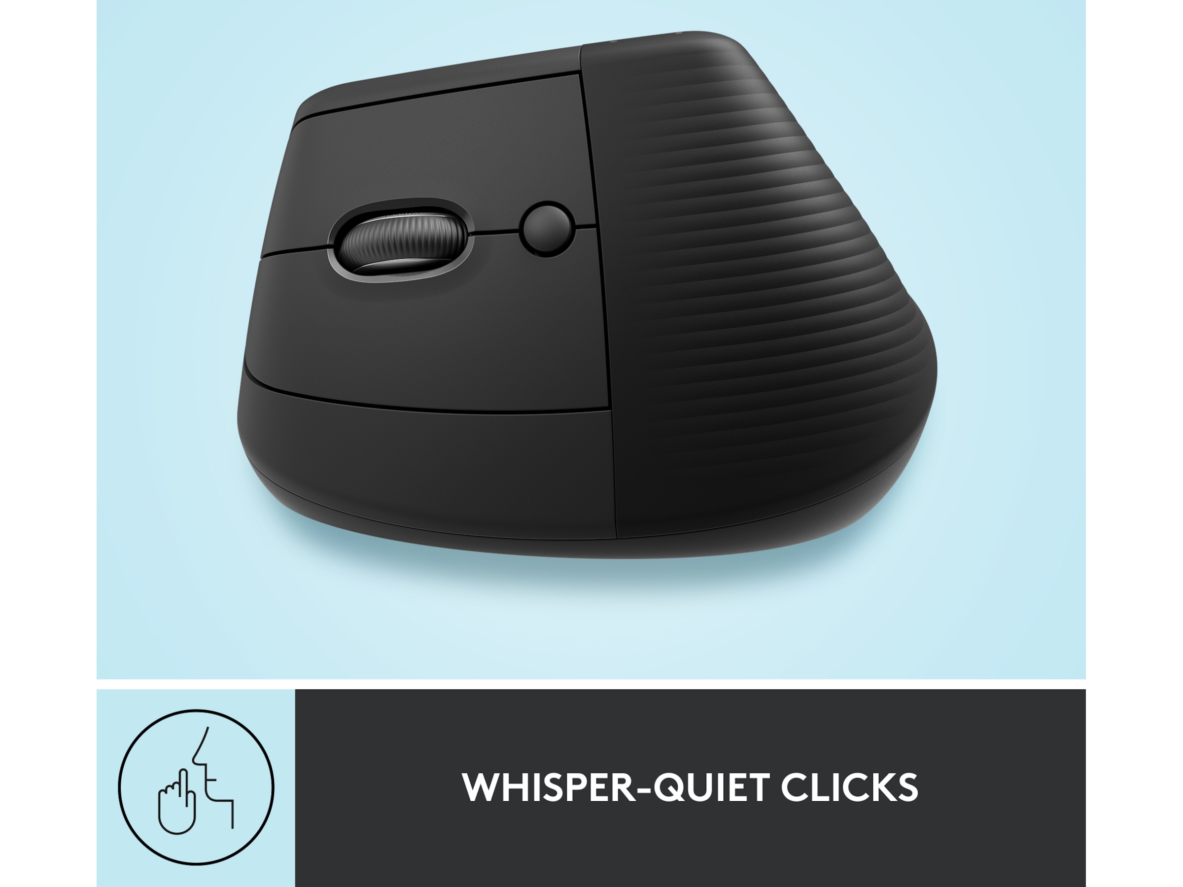 Logitech Lift Vertikal Vänster mus (graphite) Mus