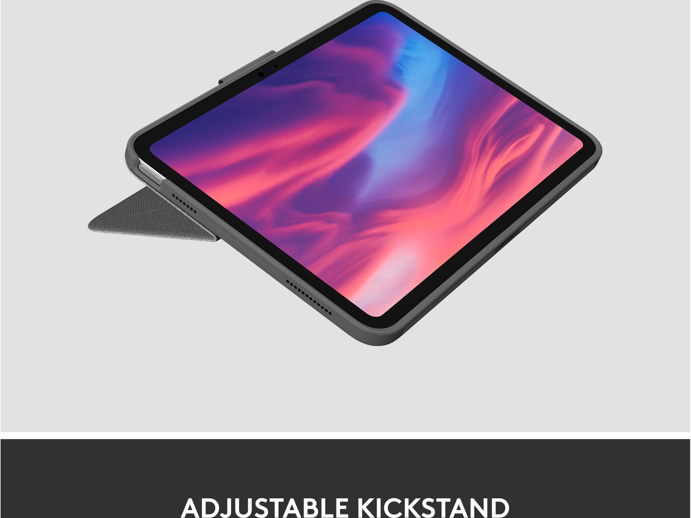 Logitech iPad 10,9" / 11" Combo Touch Tangentbordsfodral (oxford grey) Skydd