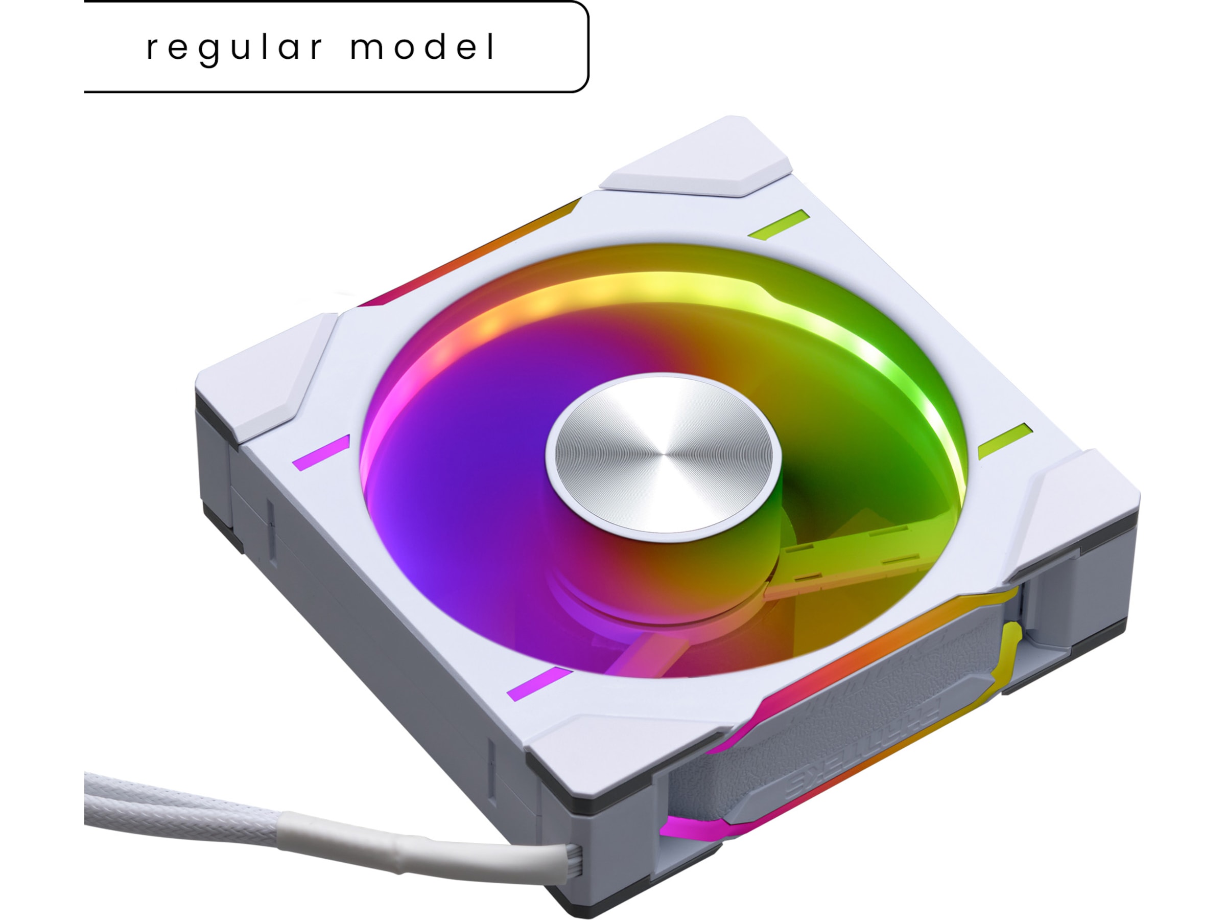 Phanteks D30 120mm PWM DRGB Fläkt (vit) Fläkt