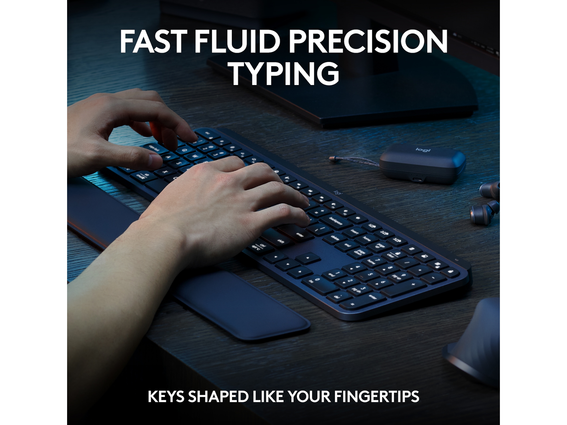 Logitech MX Keys S bundle (graphite) Tangentbord