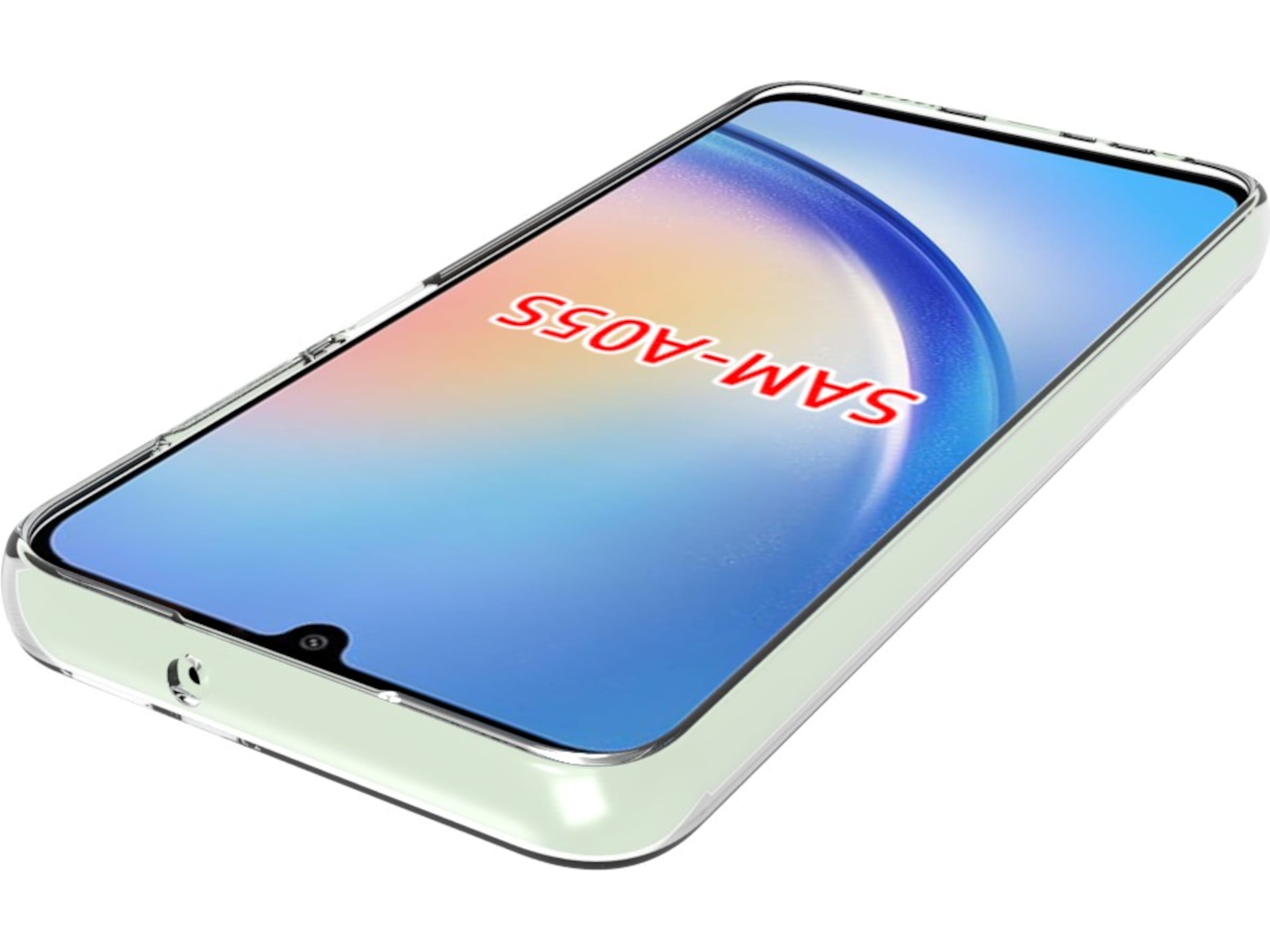 iiglo Galaxy A05S Silikonskydd (transparent) Skydd