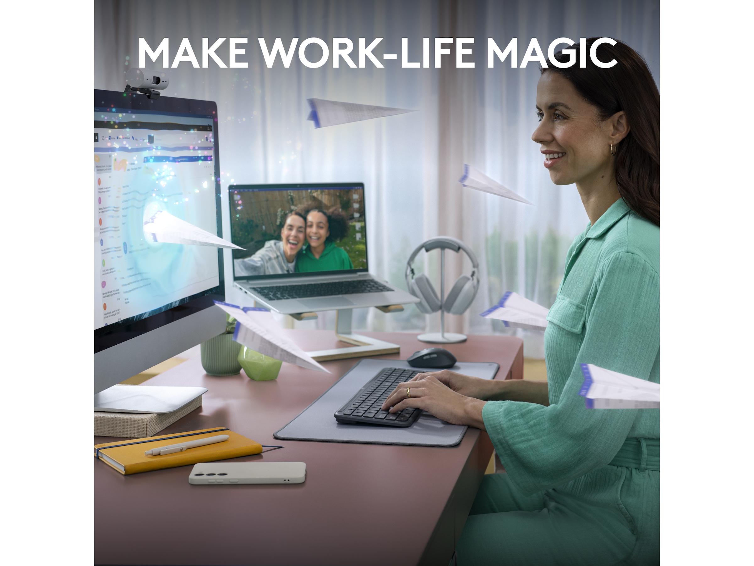 Logitech Signature Slim Combo MK950 (graphite) Mus & tangentbord -combo-paket