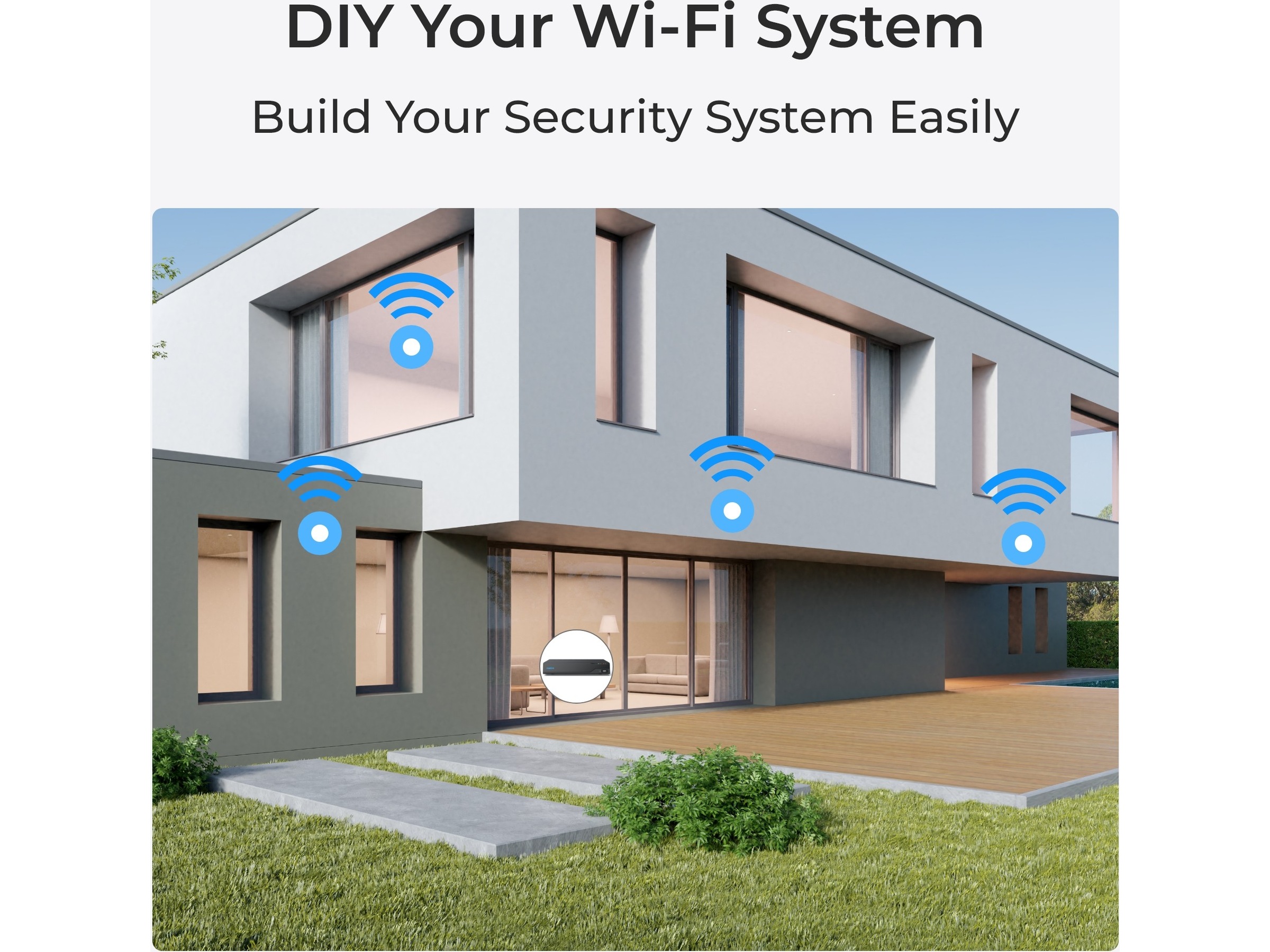 Reolink W320 WiFi övervakningskamera utomhus Övervakningskamera