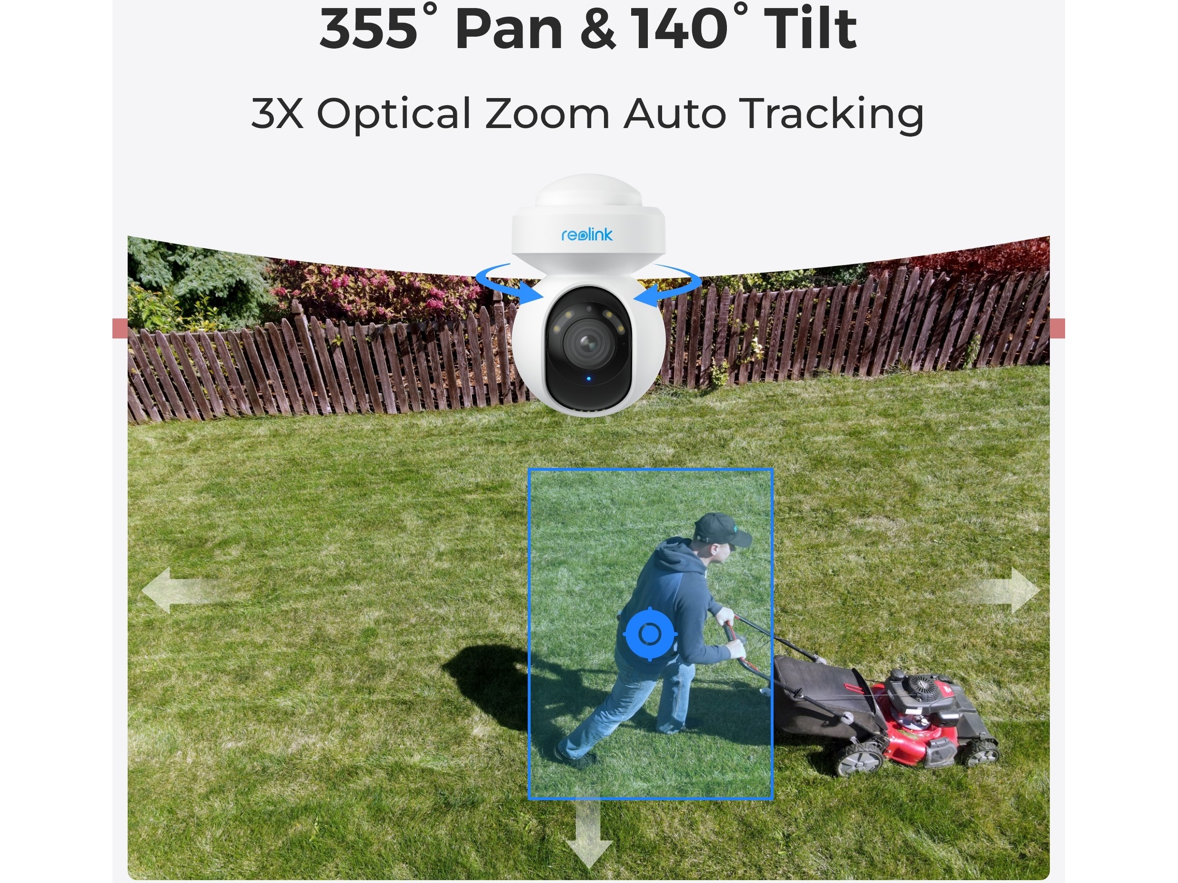 Reolink E1 Outdoor WiFi övervakningskamera utomhus Övervakningskamera