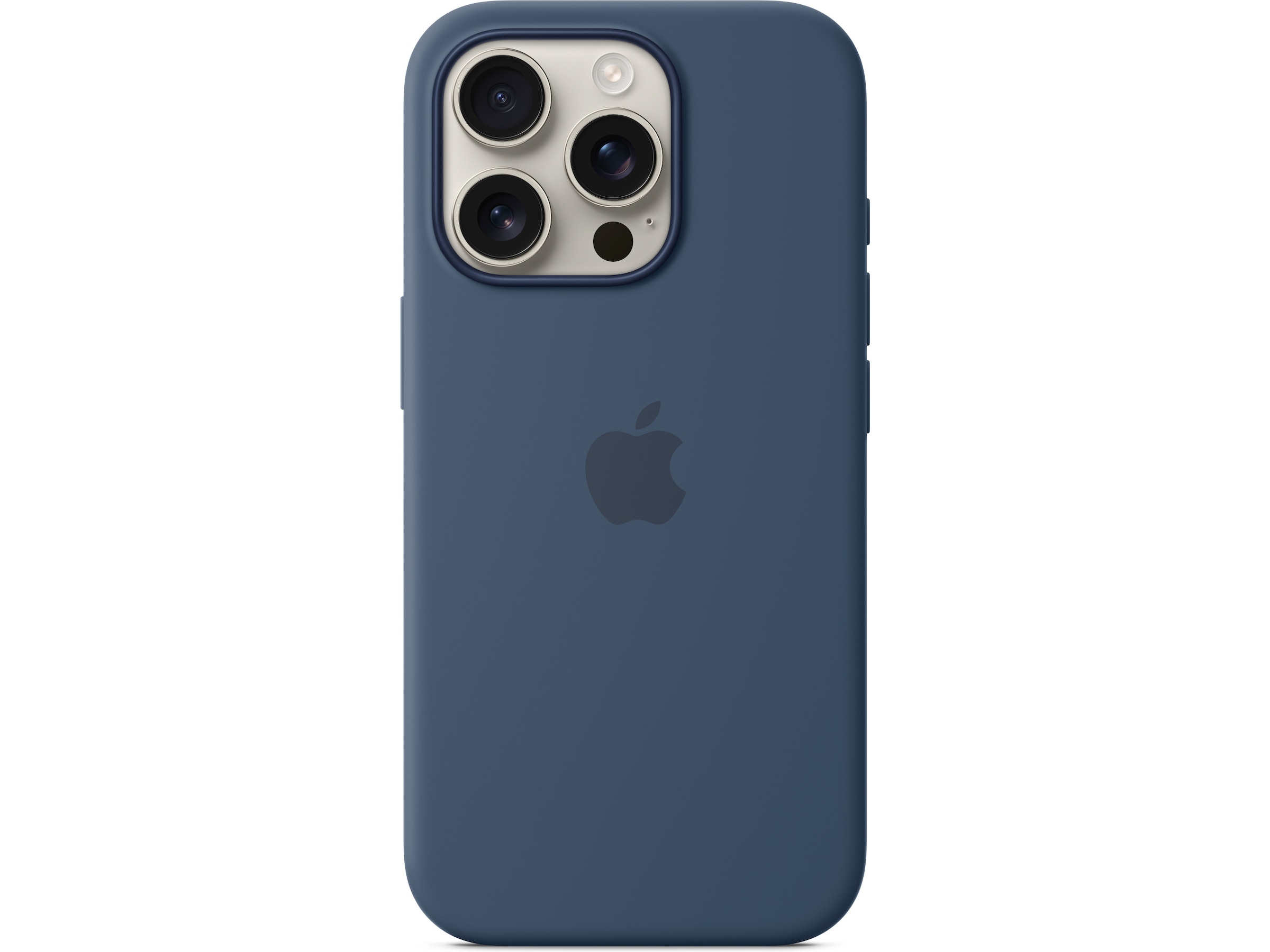Apple iPhone 16 Pro Silikonskal (denim) Skydd