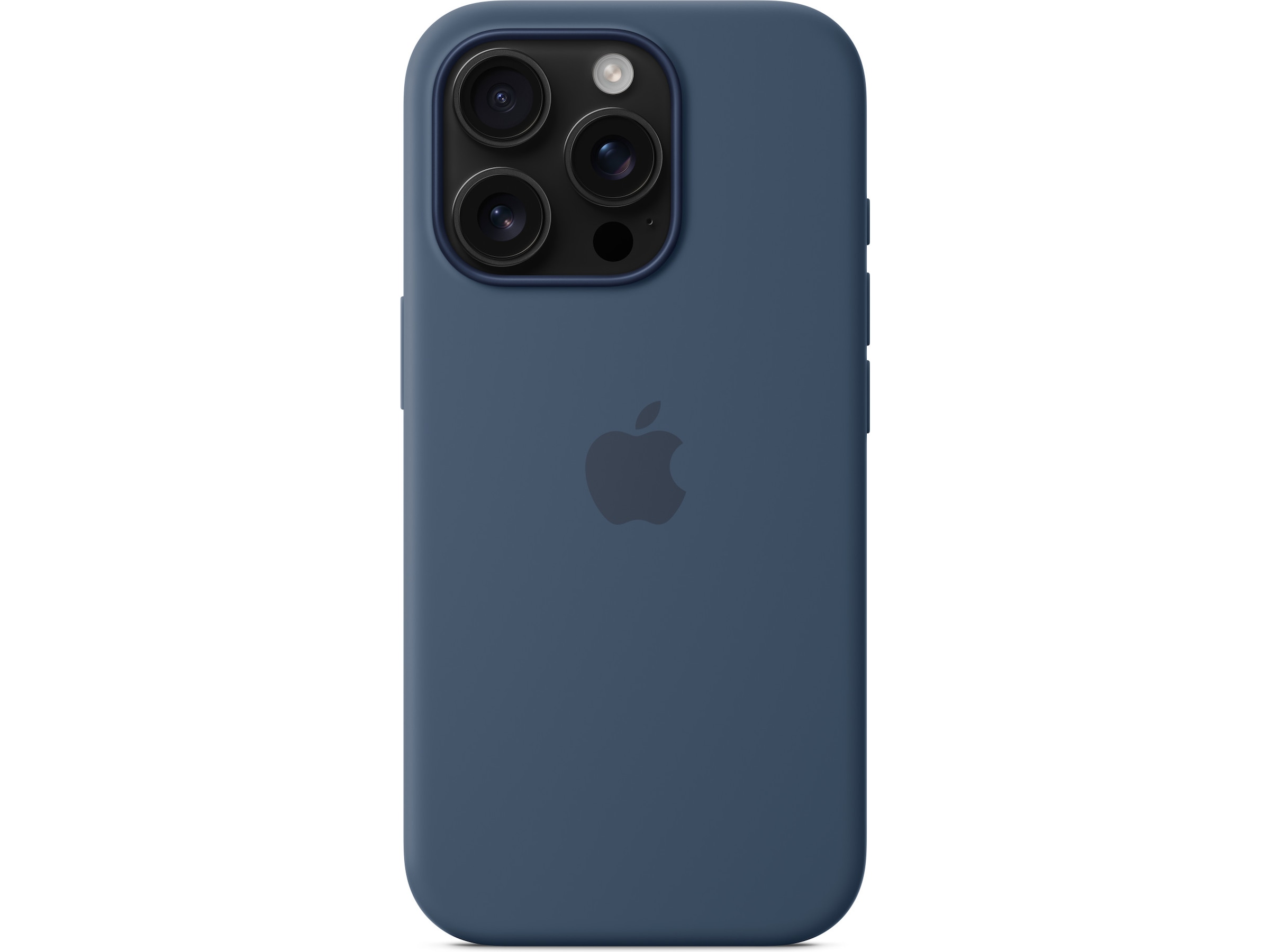 Apple iPhone 16 Pro Silikonskal (denim) Skydd