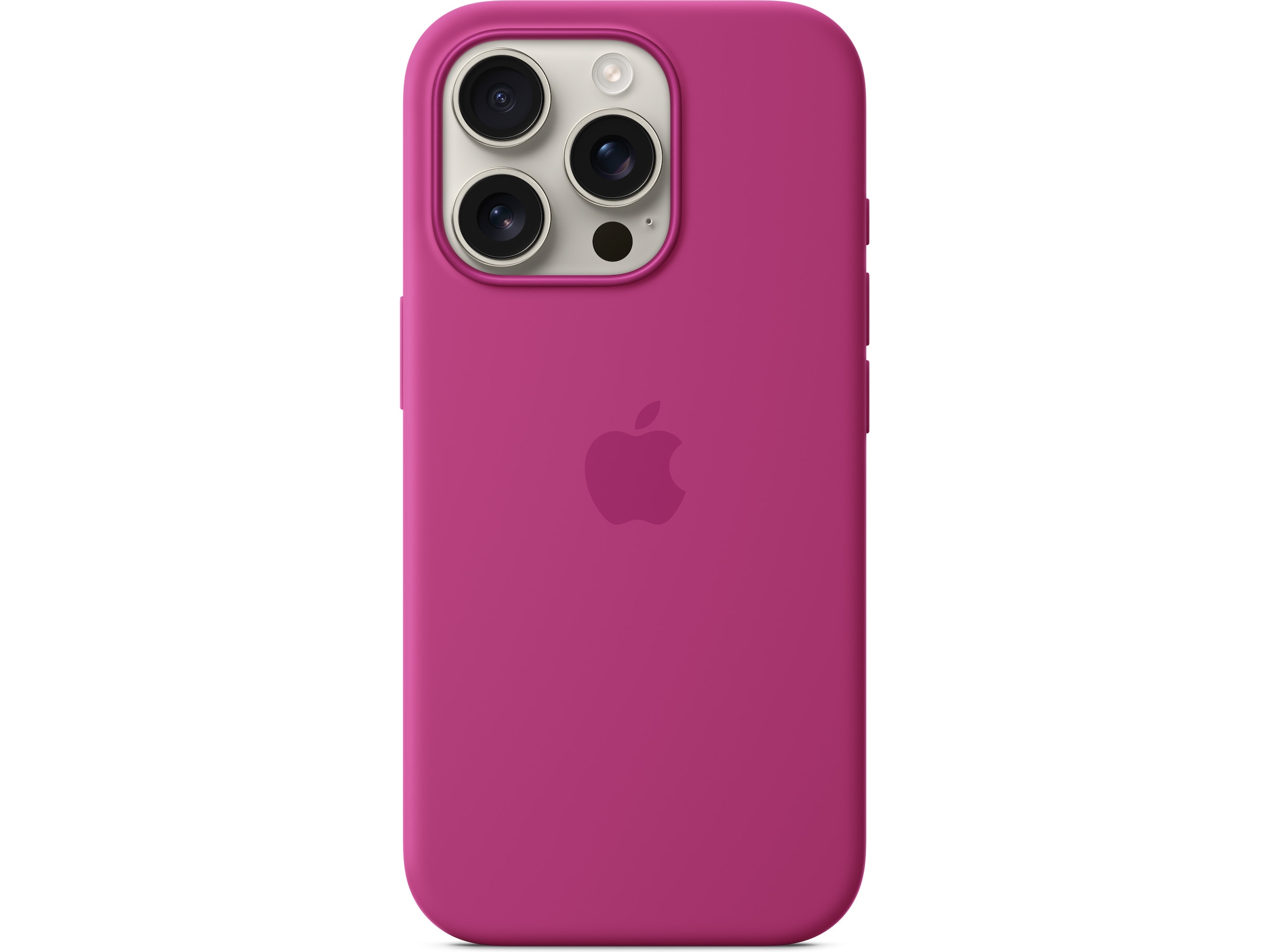 Apple iPhone 16 Pro Silikonskal (lila fuchsia) Skydd
