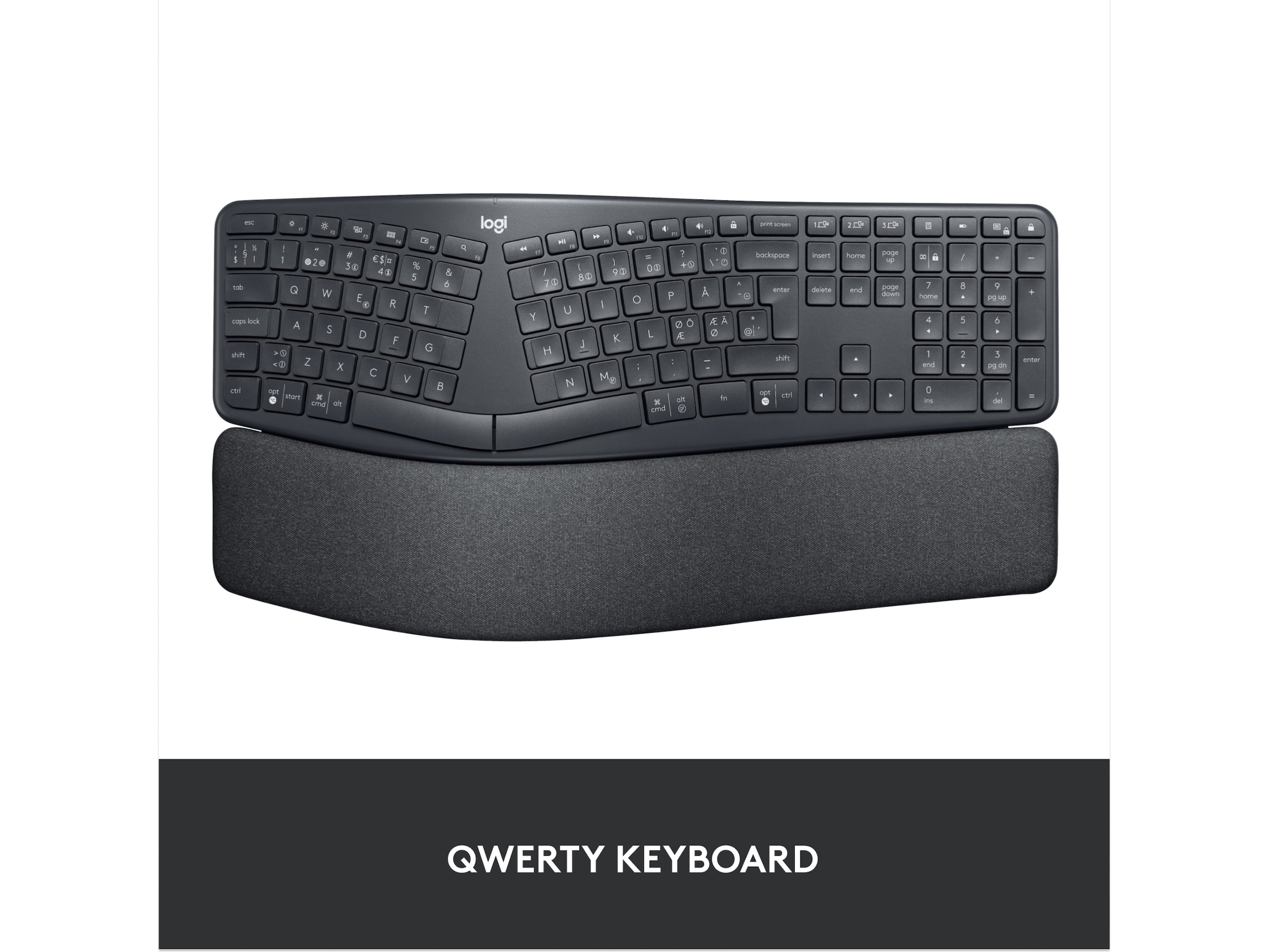 Logitech ERGO K860 Trådlös Tangentbord Tangentbord