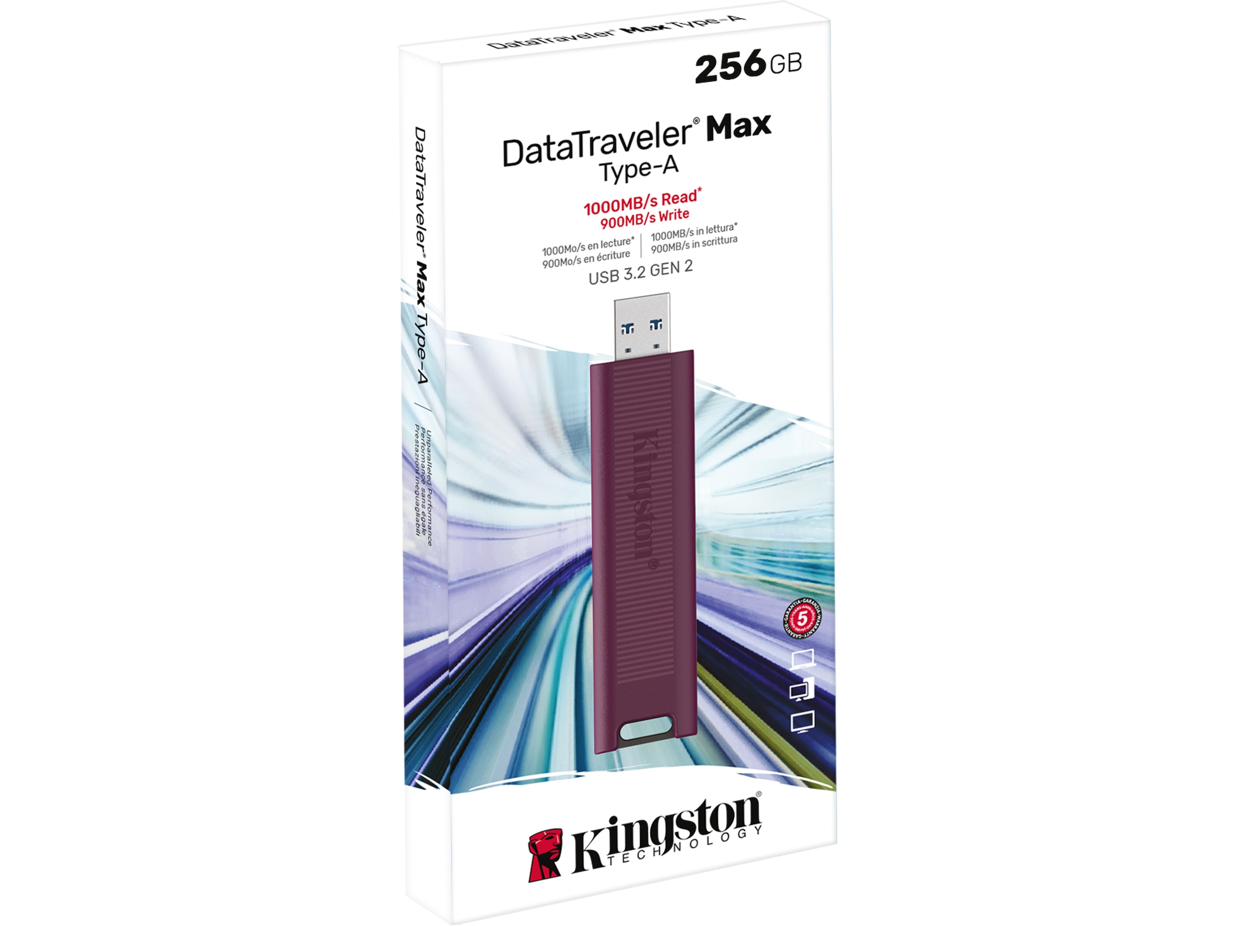 Kingston DataTraveler Max USB 256GB USB-minnen