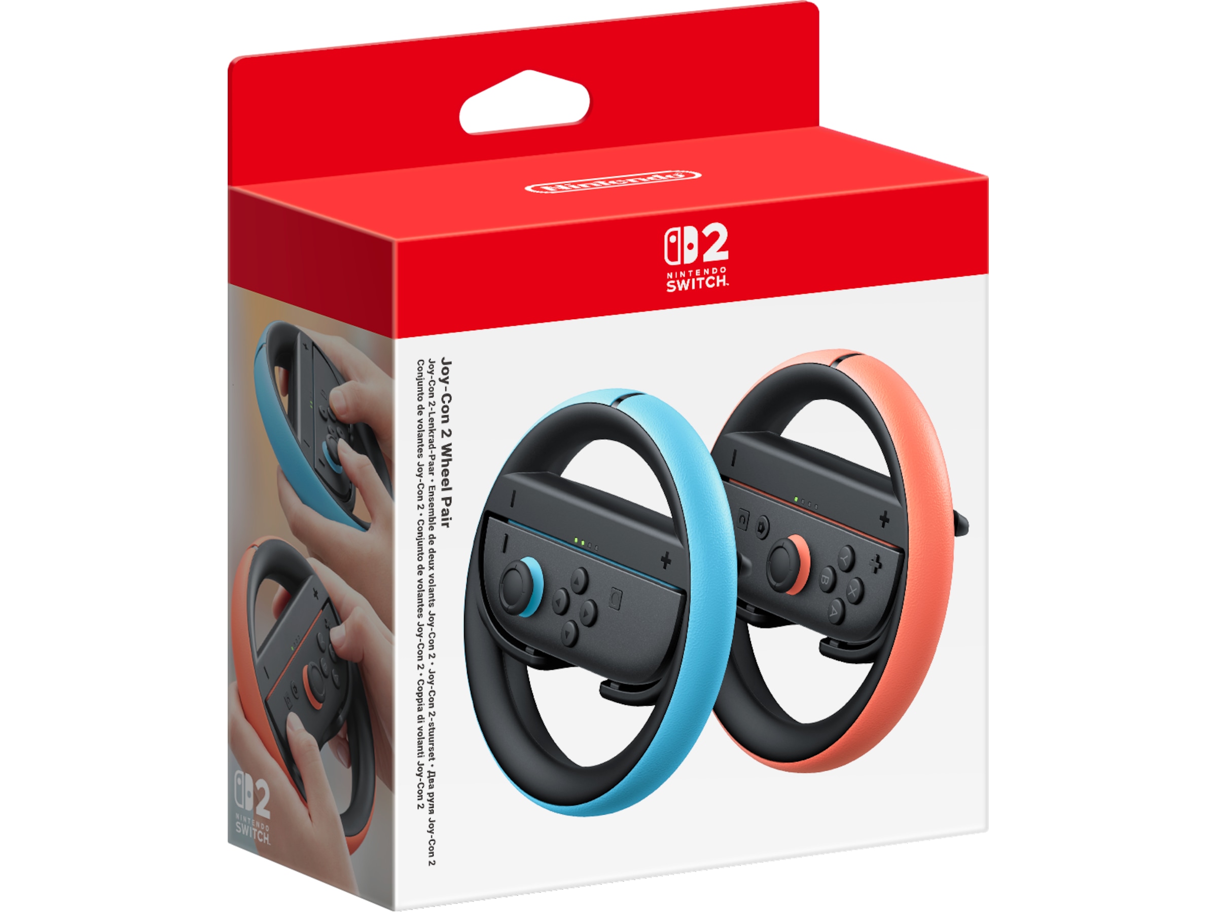 Nintendo Switch 2 Joy-Con 2 Wheel Pair (light blue/light red) Tillbehör