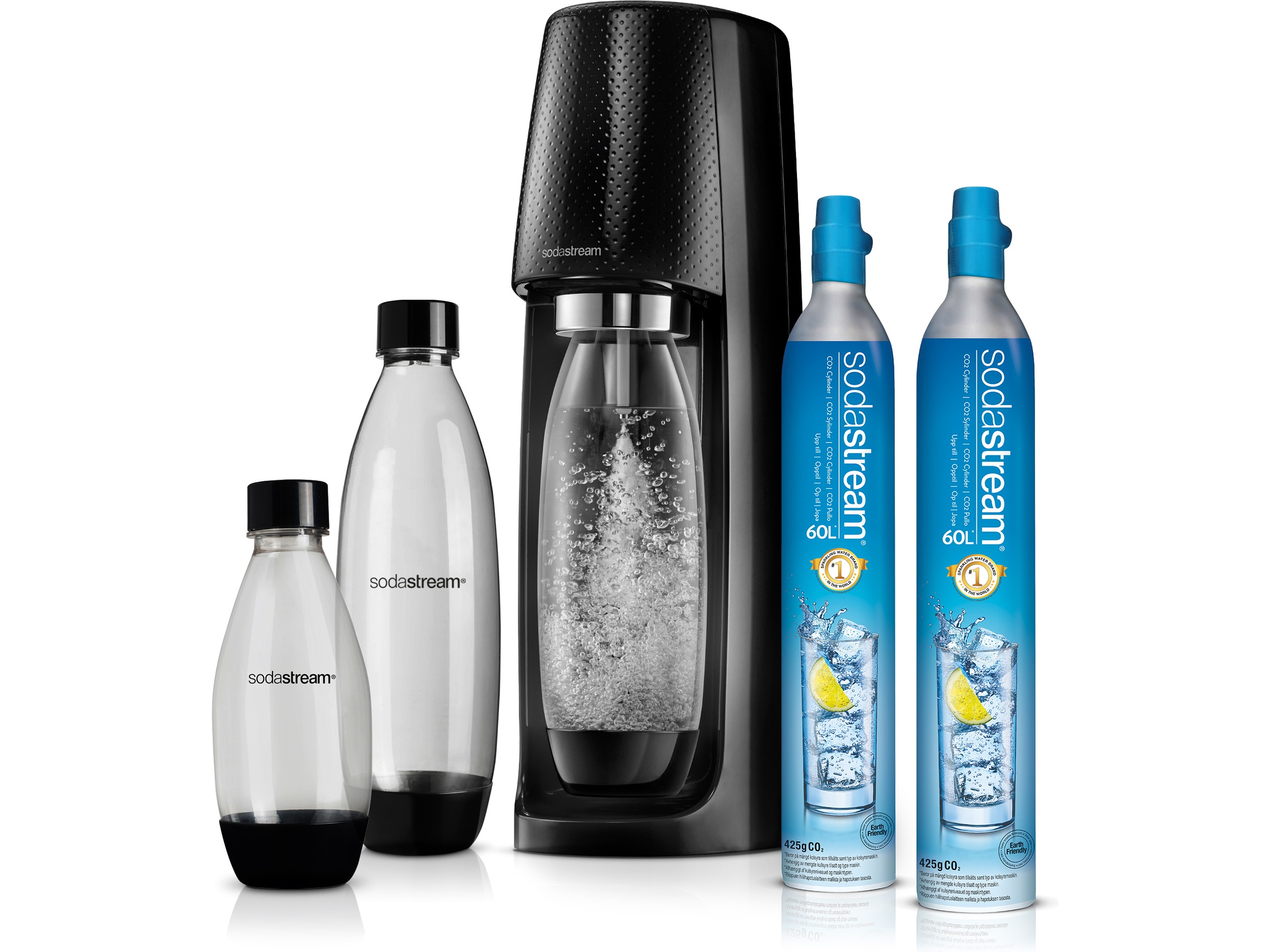 SodaStream Spirit Megapack + Cylinder Sodamaskiner KomplettFöretag.se