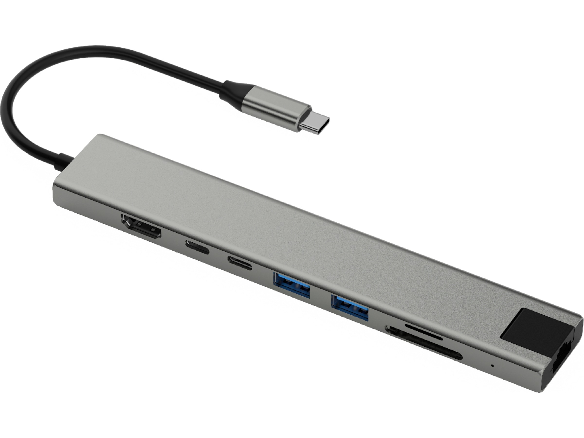 Andersson USB-C Hub (grå) Dockningsstation och USB-hub