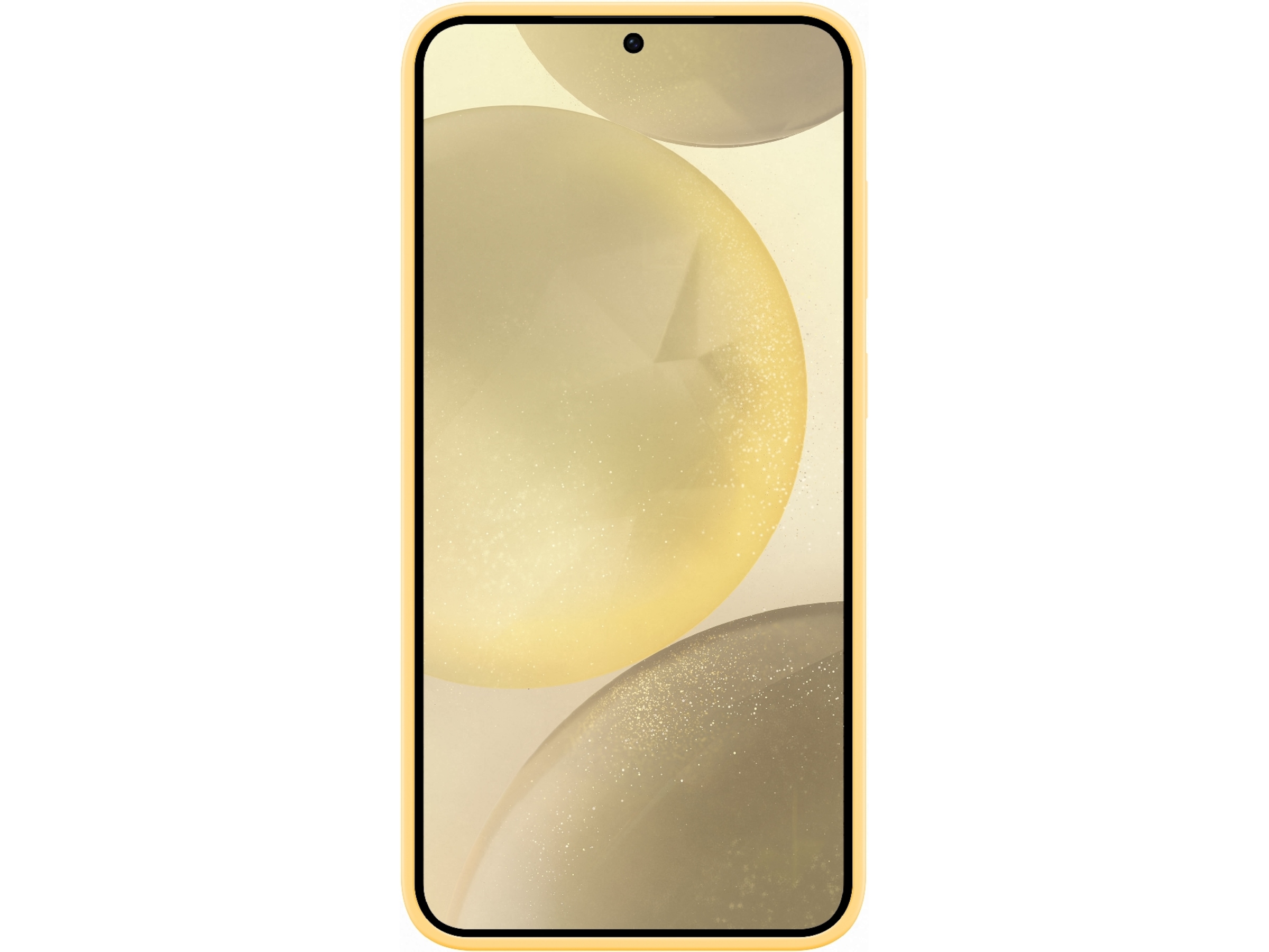 Samsung Galaxy S24+ Silikonskydd (gul) Skydd