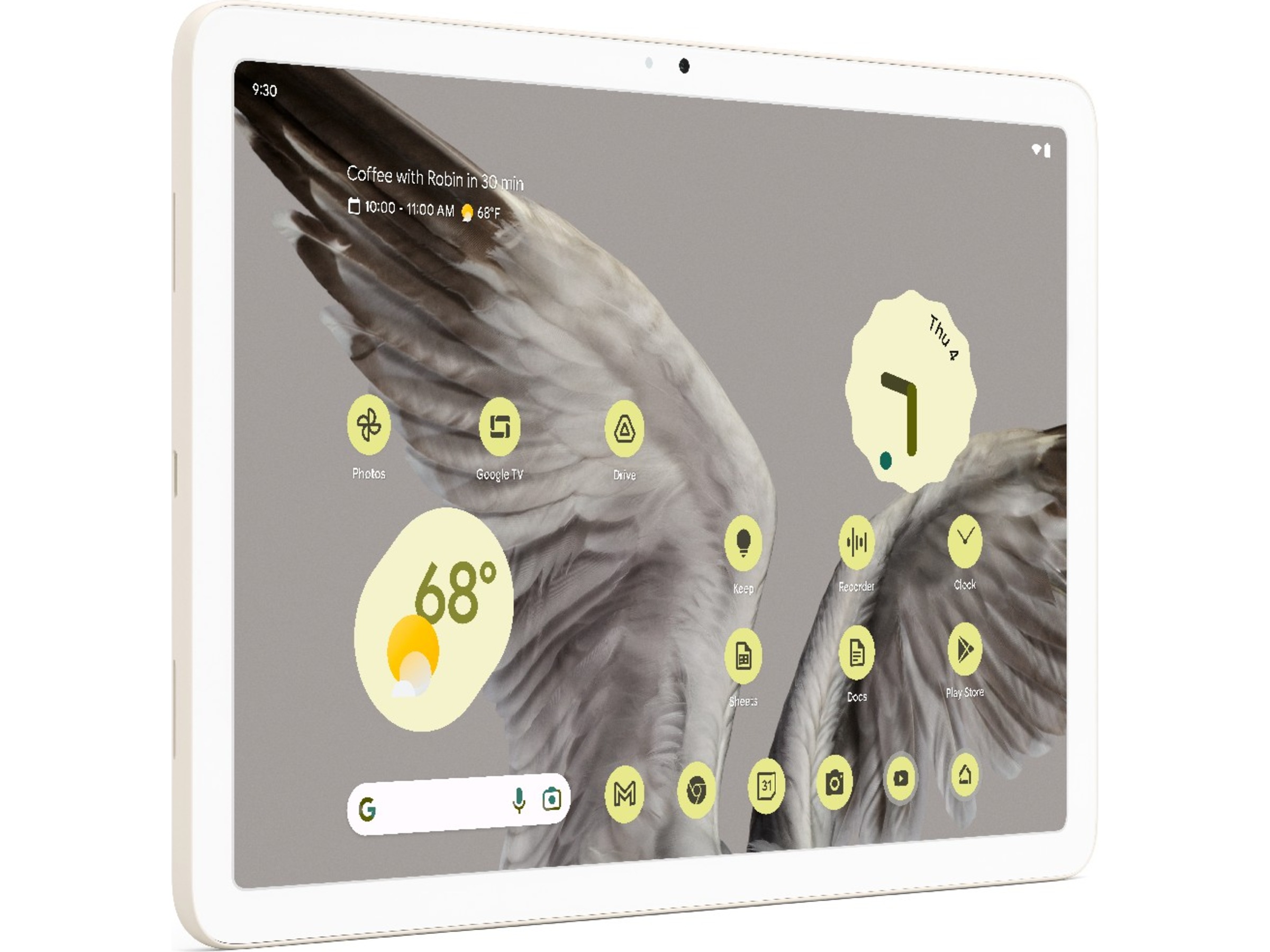 Google Pixel Tablet 256GB (porcelain) Surfplattor