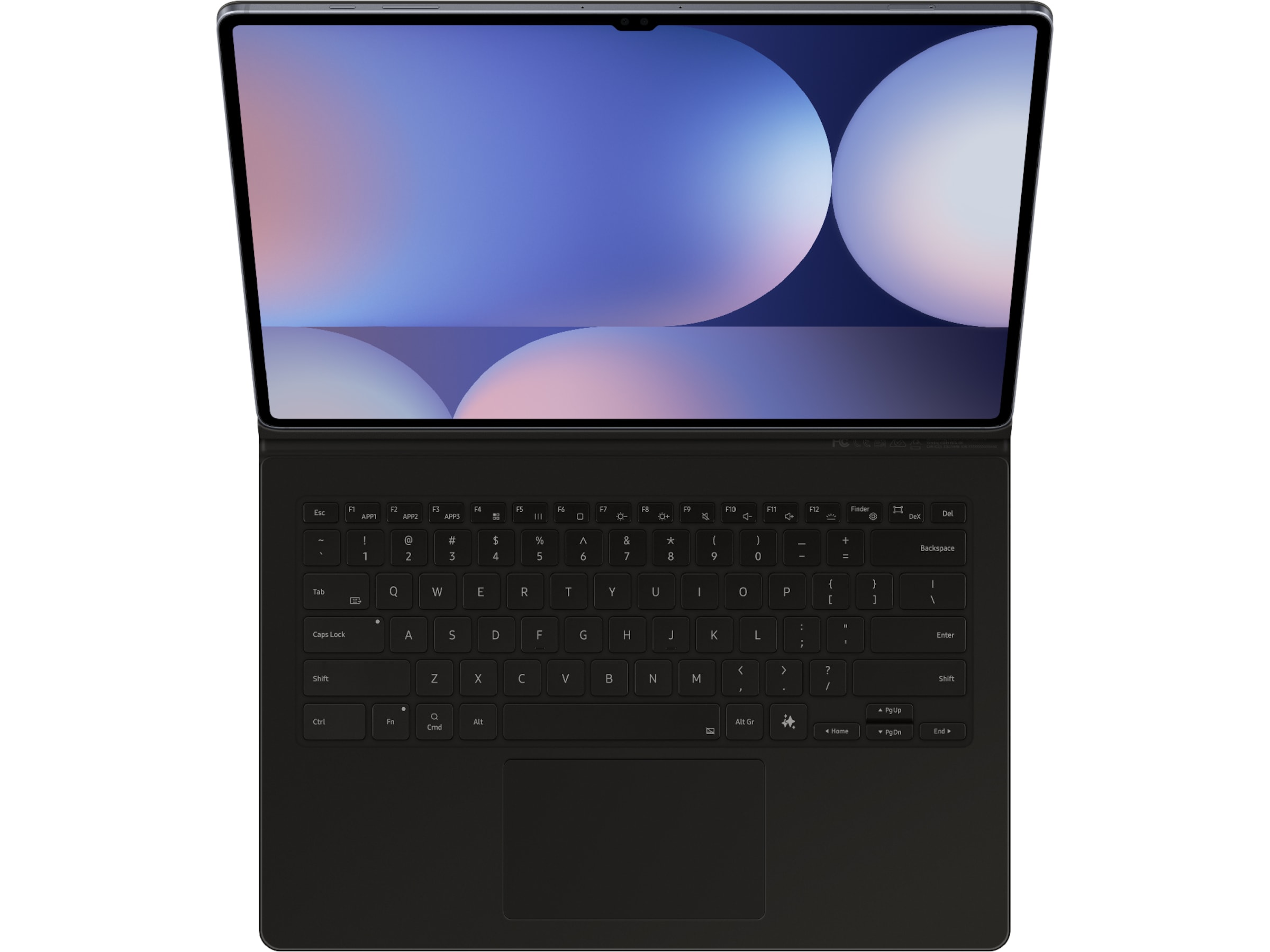 Samsung Galaxy Tab S10 Ultra / S9 Ultra tangentbordfodral (svart) Tangentbord och pennor