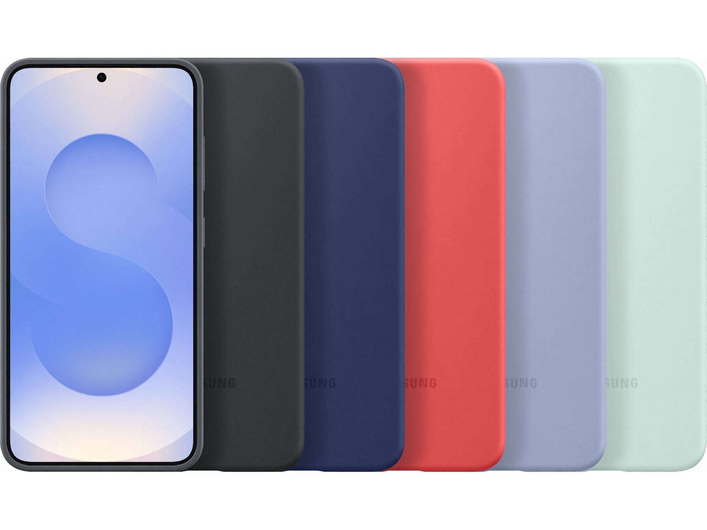 Samsung Galaxy S25 Silikonskal (svart) Skydd