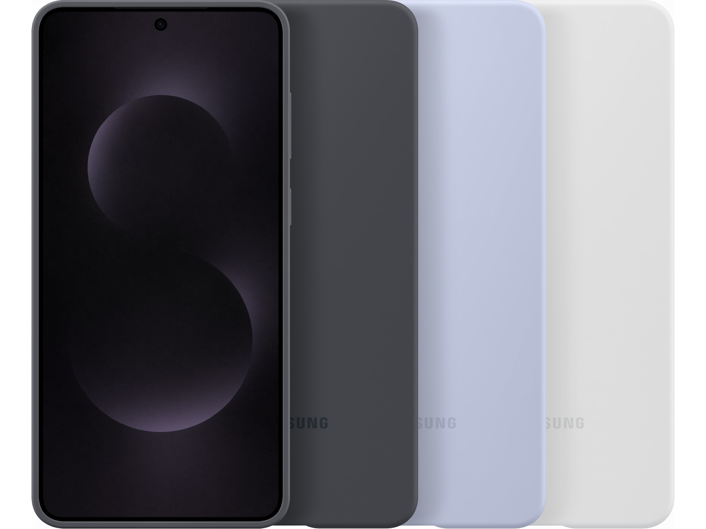 Samsung Galaxy S25 Edge Silikonskal (ljusgrå) Skydd