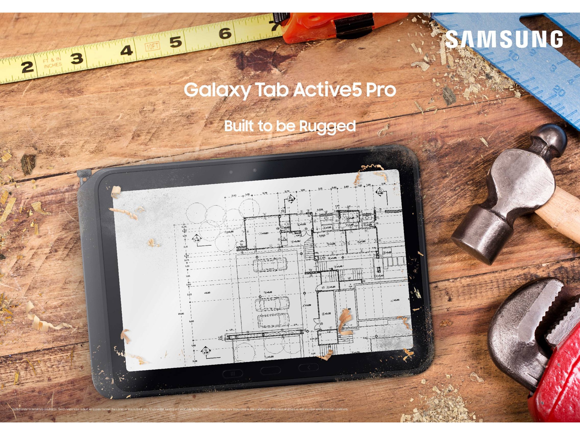 Galaxy Tab Active5 Pro 5G 256GB - Enterprise (svart) Surfplattor