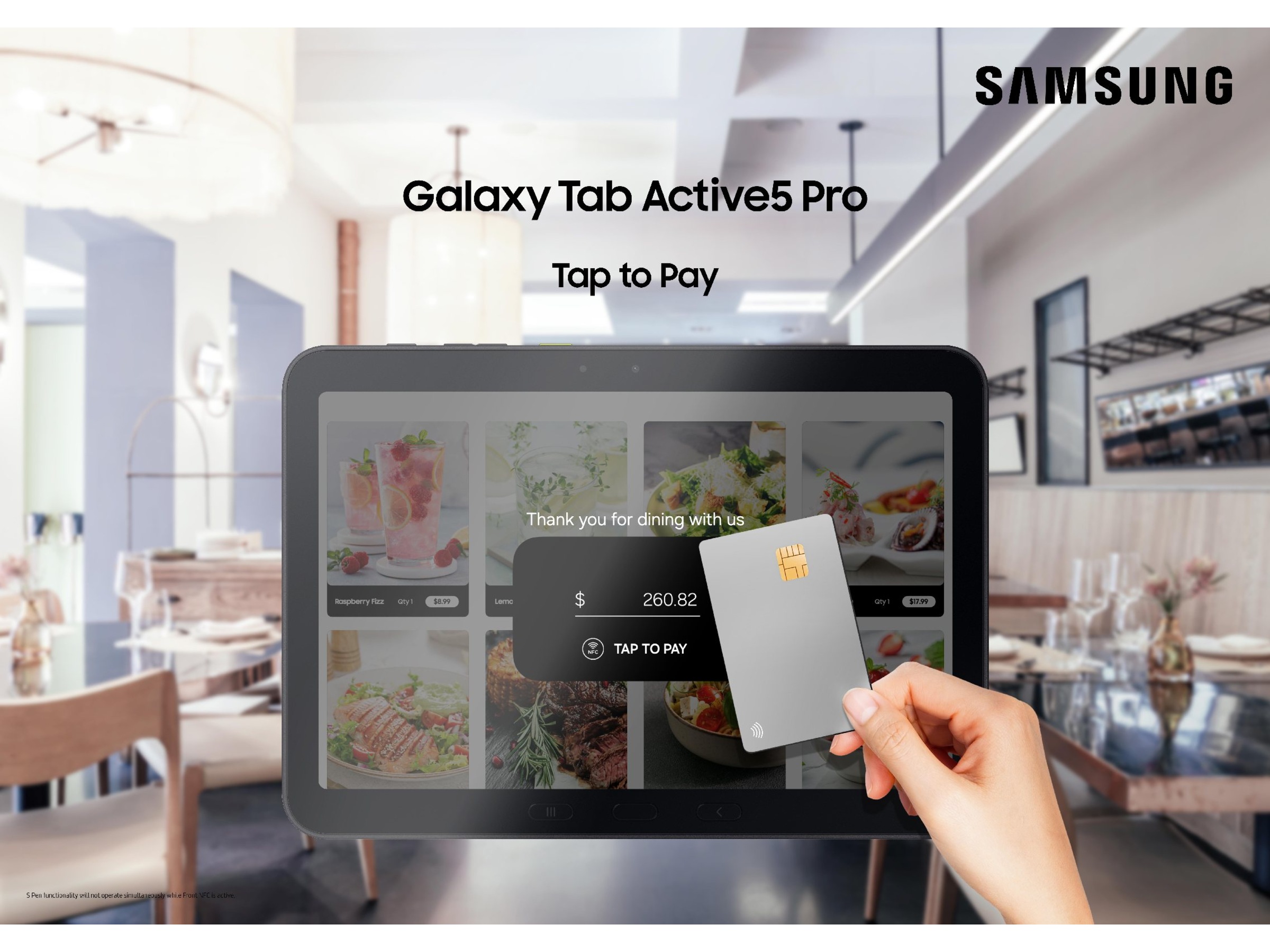 Galaxy Tab Active5 Pro 5G 256GB - Enterprise (svart) Surfplattor