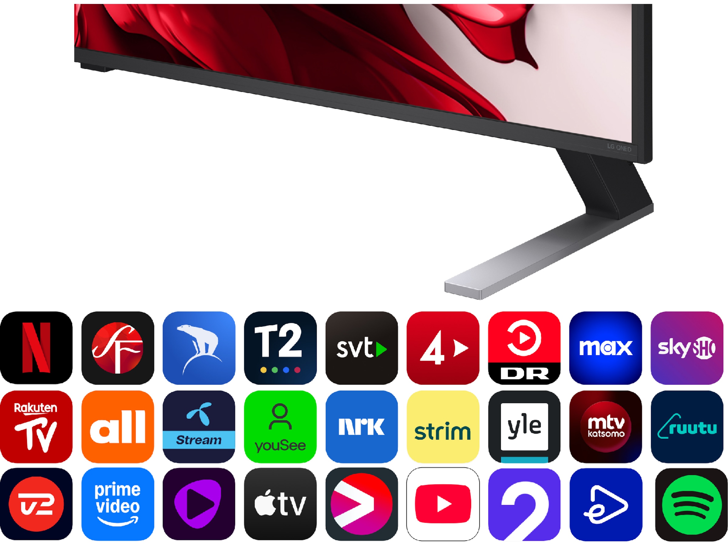 LG 55'' QNED85 evo AI MiniLED 4k Smart TV (2025) 50 - 59 tums TV