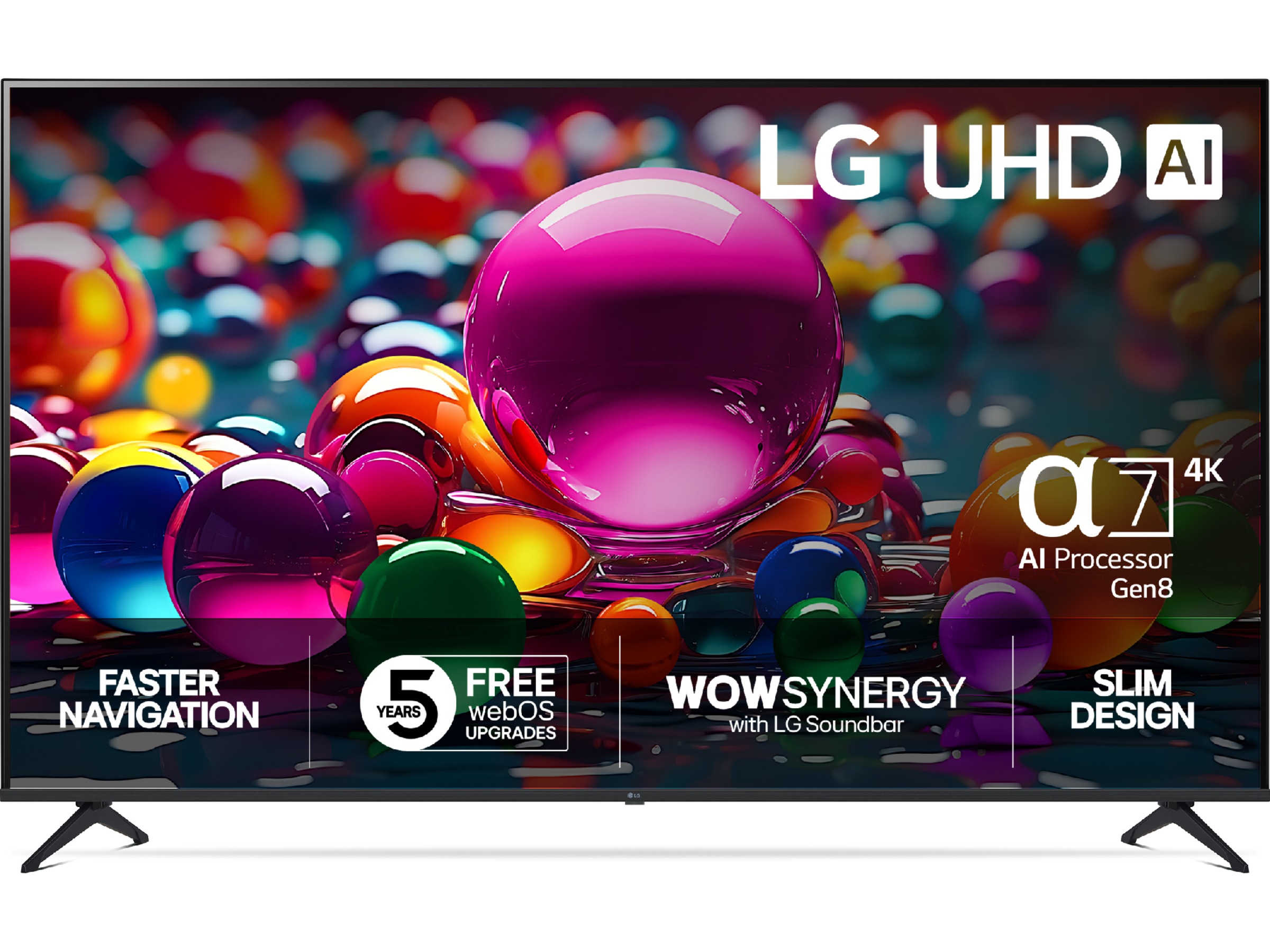 LG 75'' UA75 AI 4k Smart TV (2025) 70 - 79 tums TV