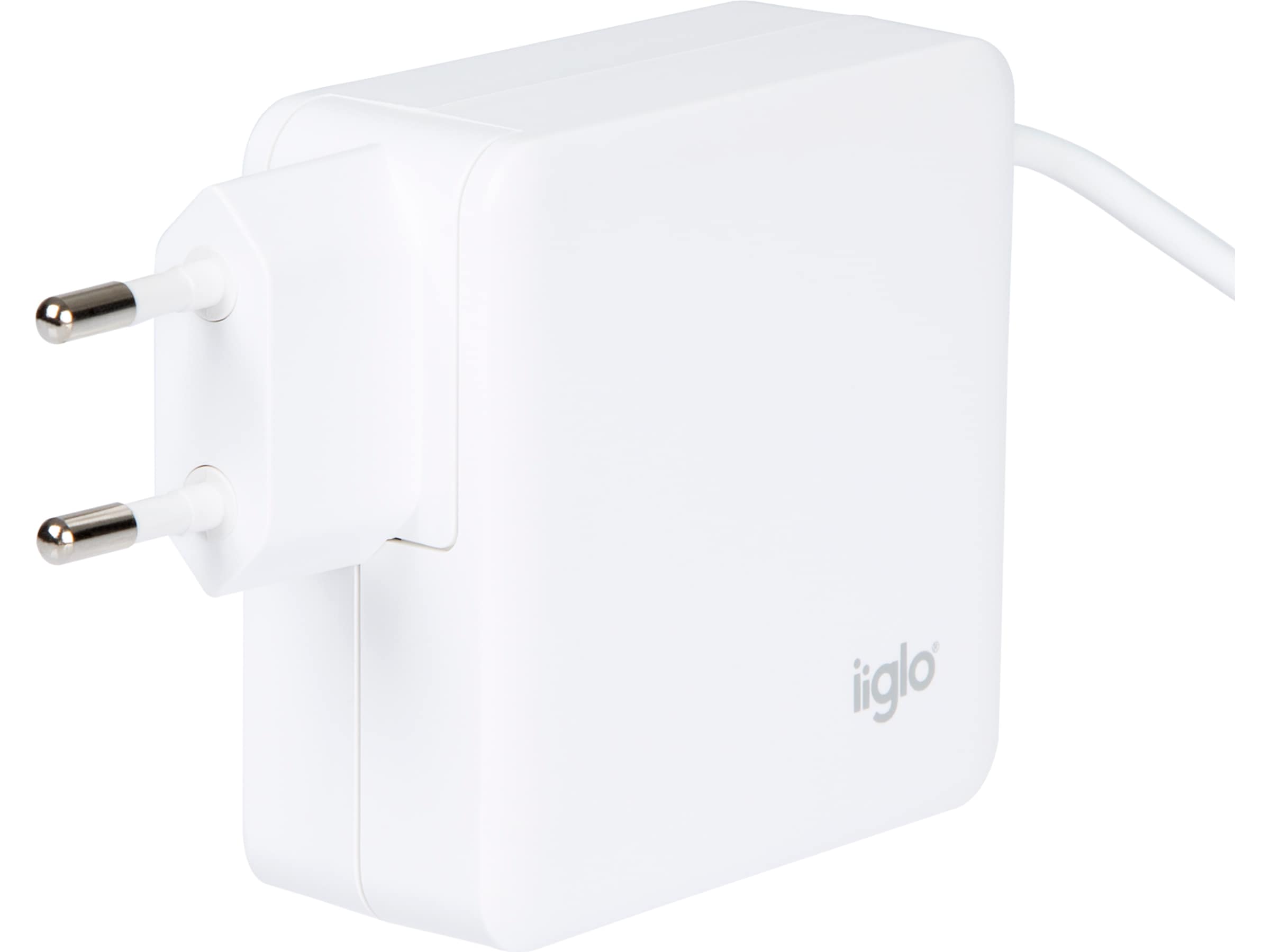 iiglo universal laddare till PC, telefon och surfplatta, USB-C 65W Batteri och laddare
