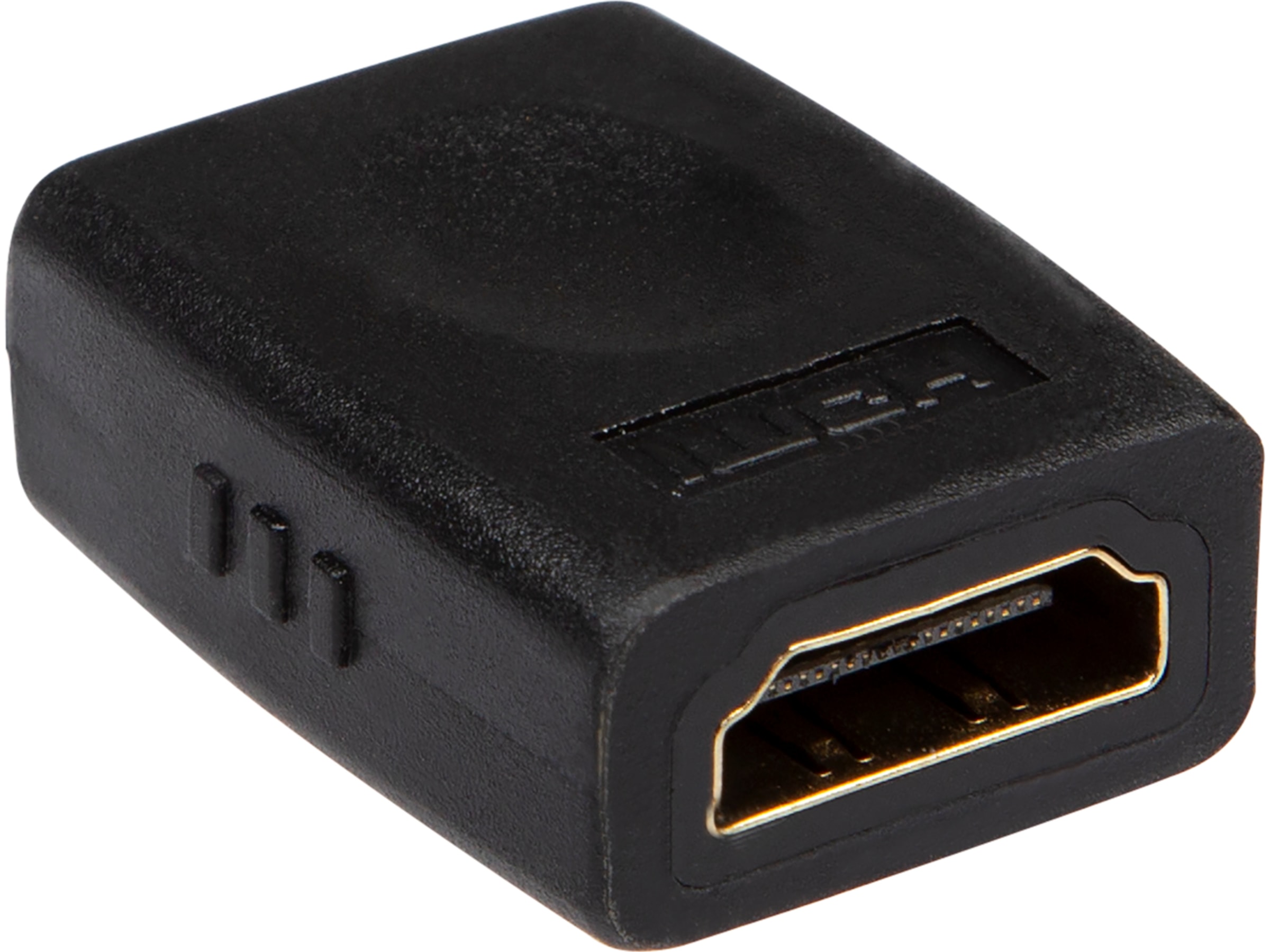 HDMI-förlängningsadapter (svart) HDMI-kablar