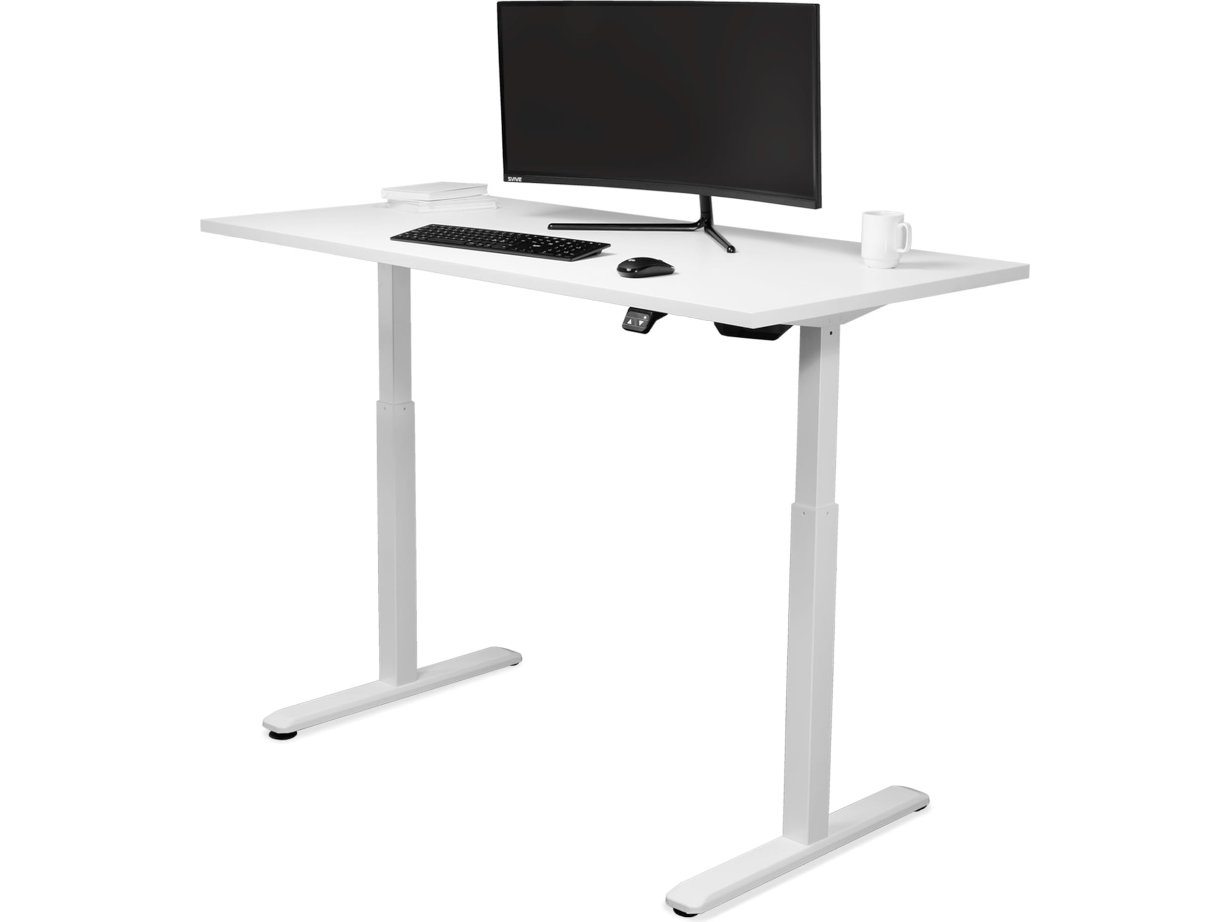 Ergonomiskt höj och sänkbart skrivbord med motor | KomplettFöretag.se