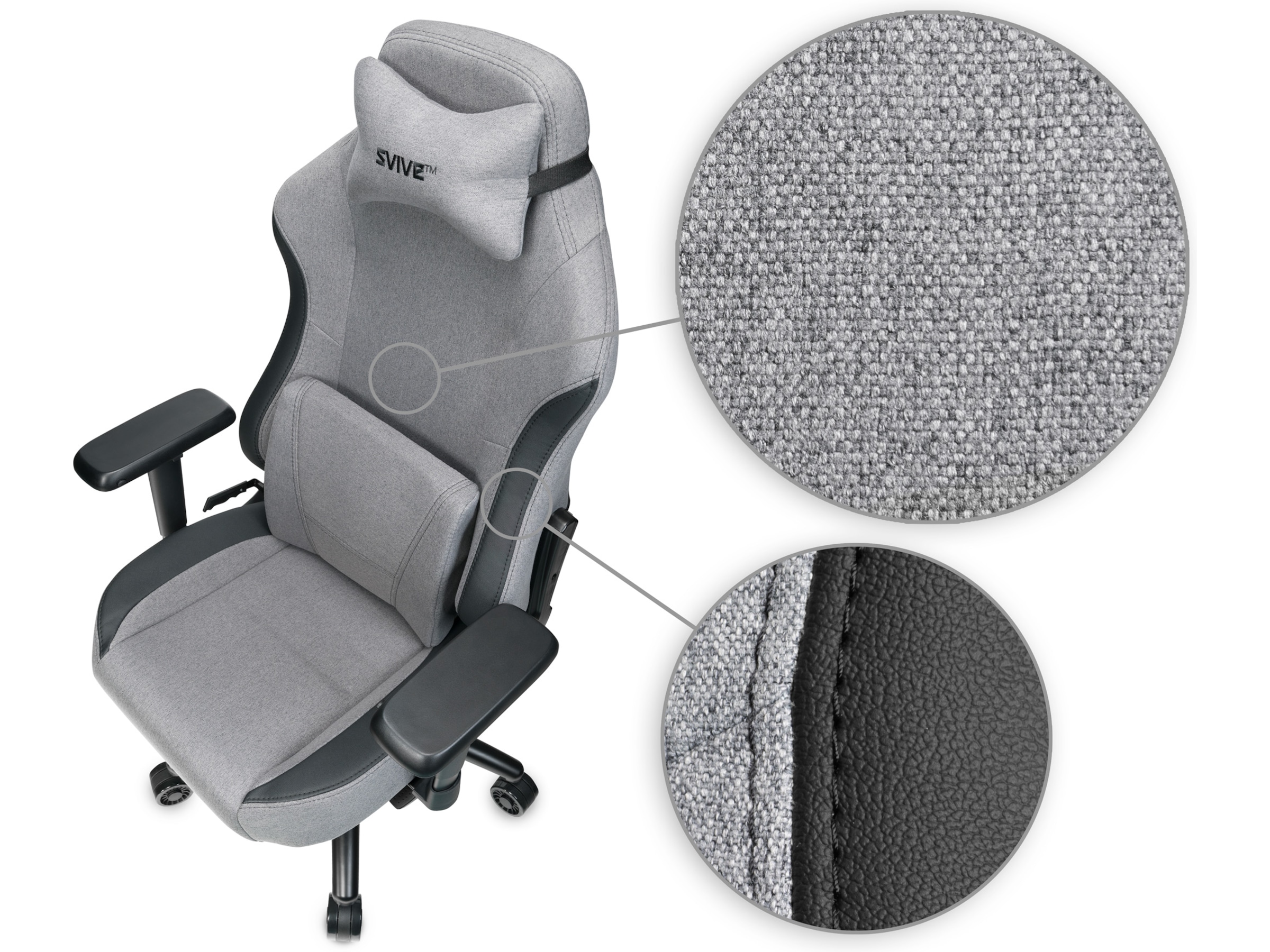 Svive Gemini Gamingstol (mörkgrå) Gamingstolar