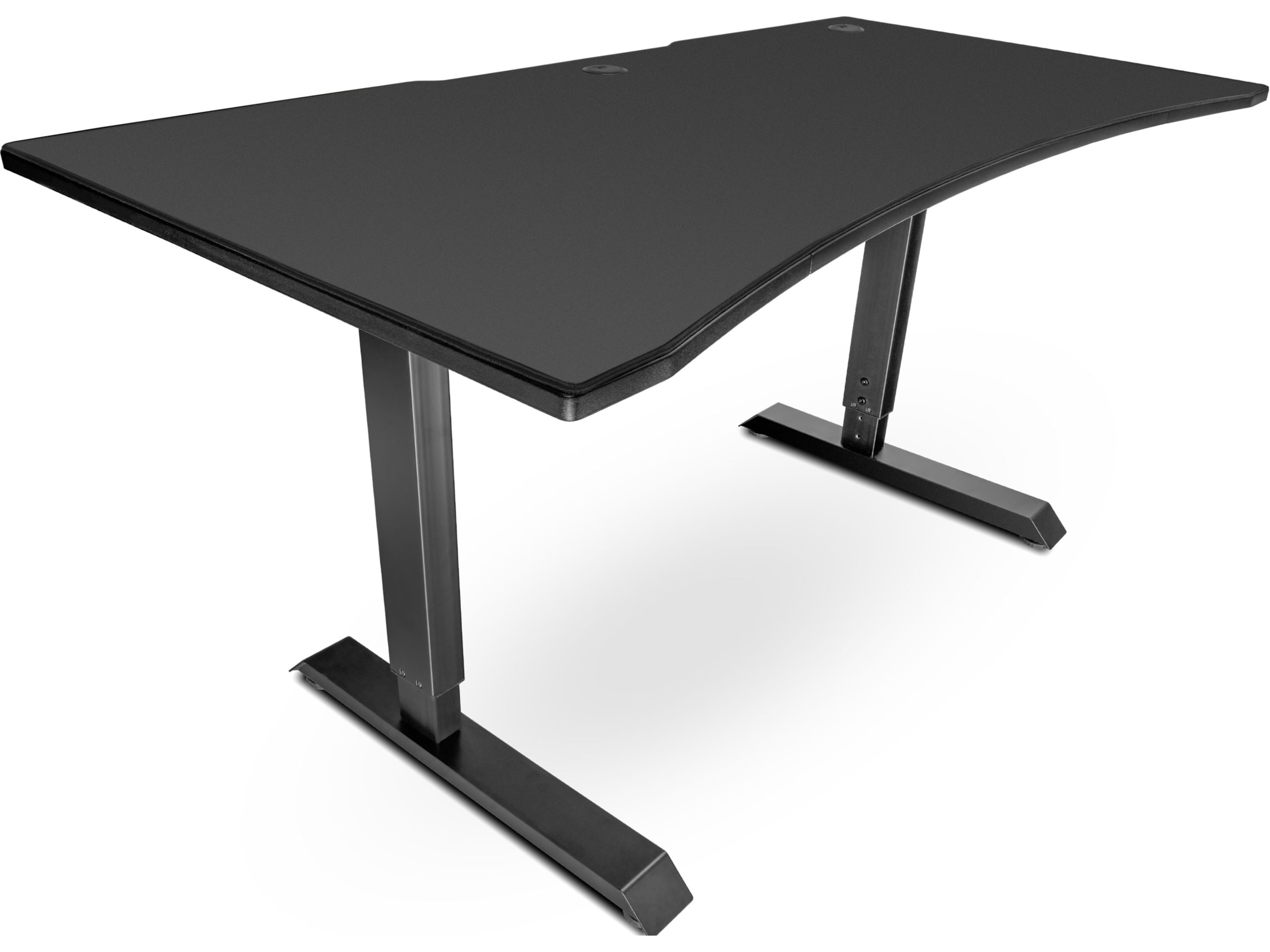 Svive Altair Gaming Desk matt svart med svarta sömmar Gaming desk