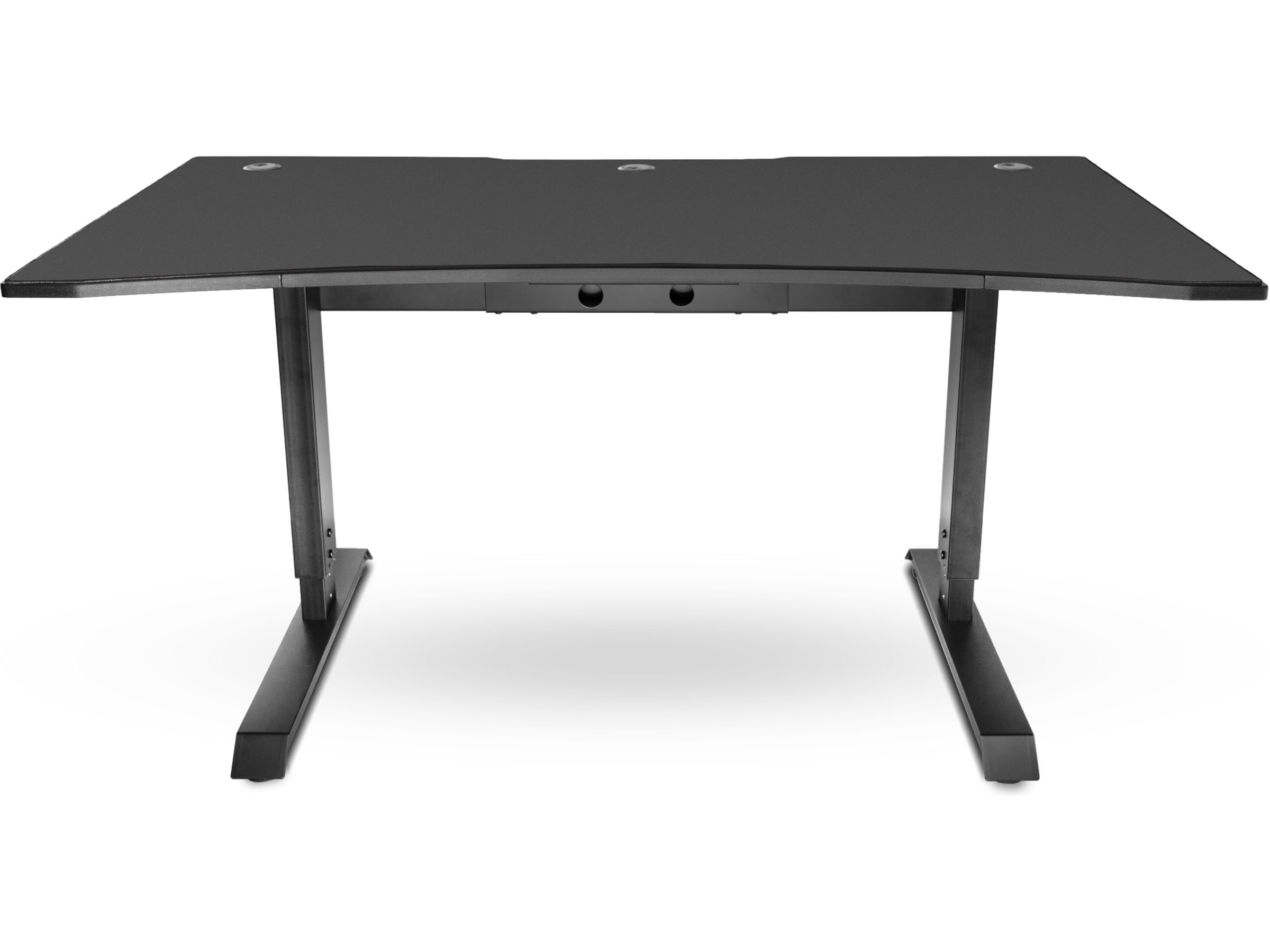 Svive Altair Gaming Desk matt svart med svarta sömmar Gaming desk