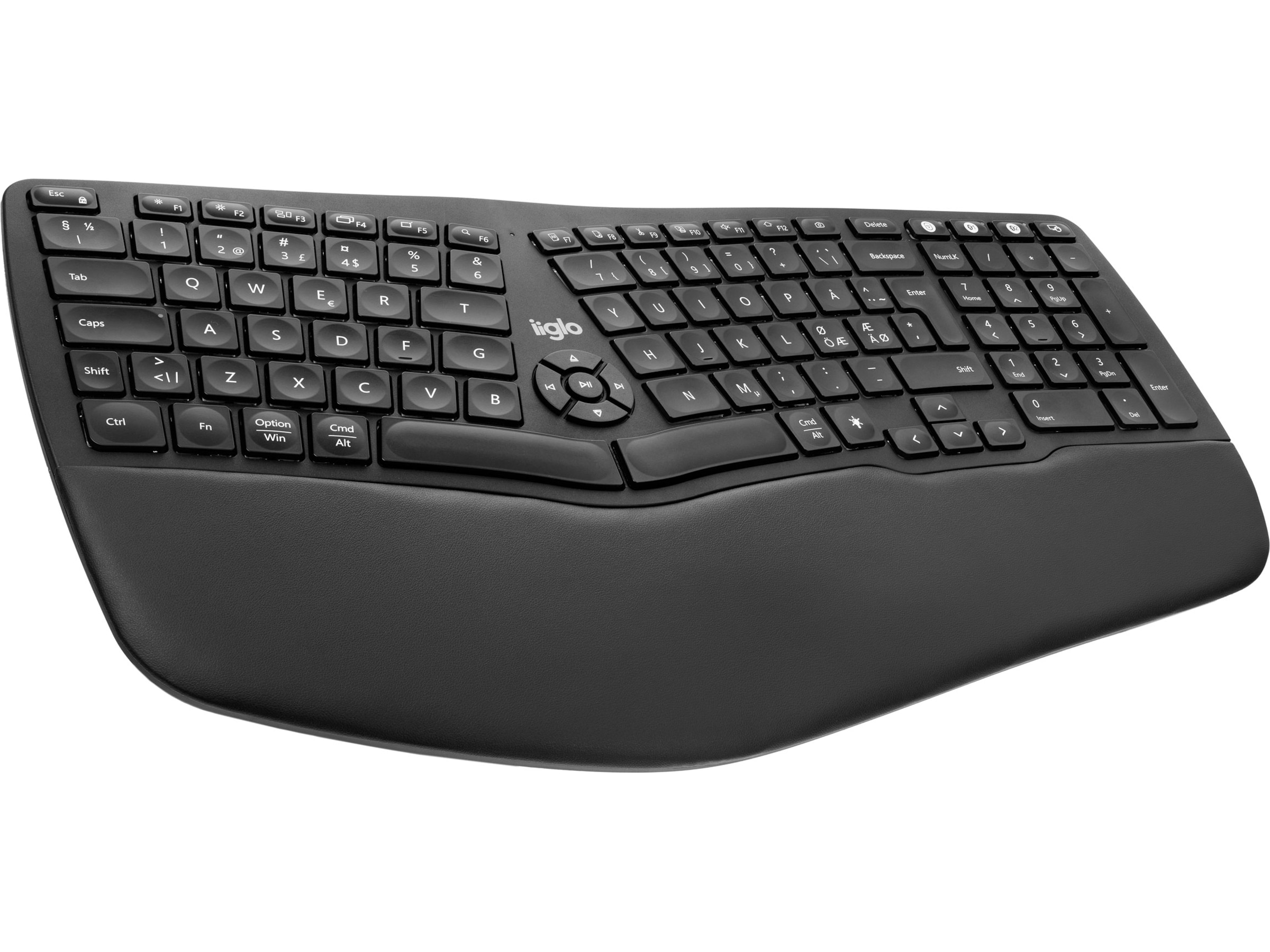 iiglo ERGO Kx trådlöst ergonomiskt tangentbord Ergonomi